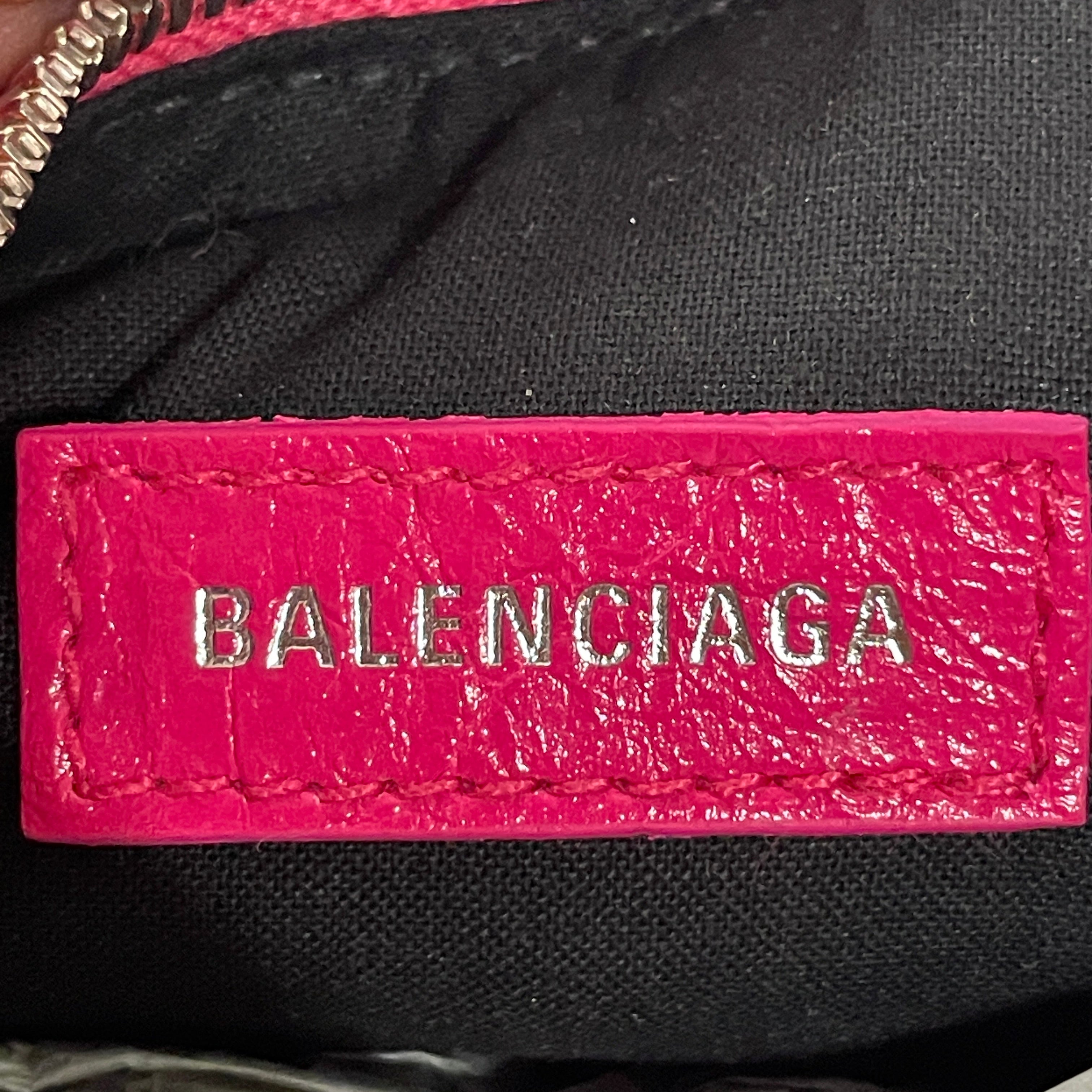 BALENCIAGA/Bag/Leather/PNK/SMALL CITY BAG view 3