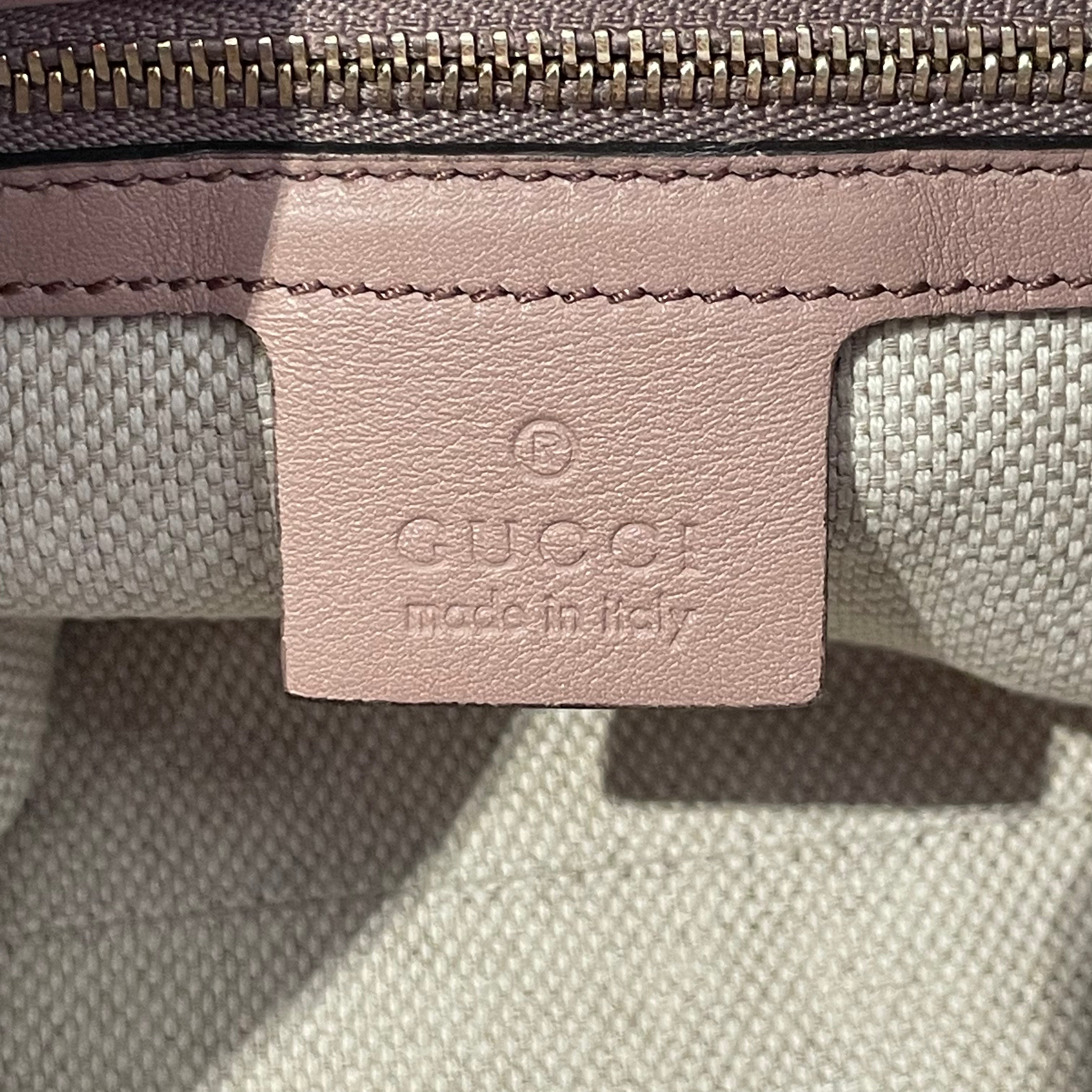 GUCCI/Tote Bag/Leather/BEG/Patent Soho view 5