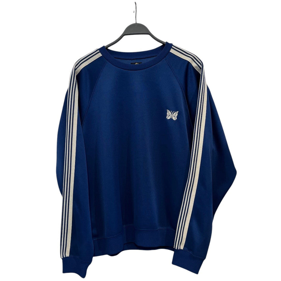 Needles/Sweatshirt/XL/Cotton/BLU/WHT TRACK CREW NECK view 1