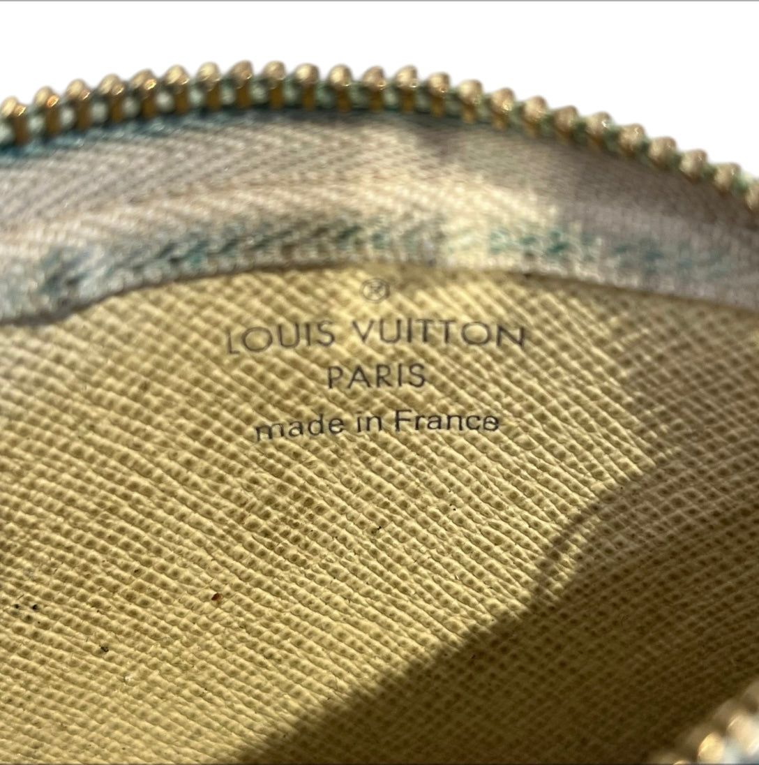 LOUIS VUITTON/Wallet/Plaid/WHT/DAMIER AZUR view 4
