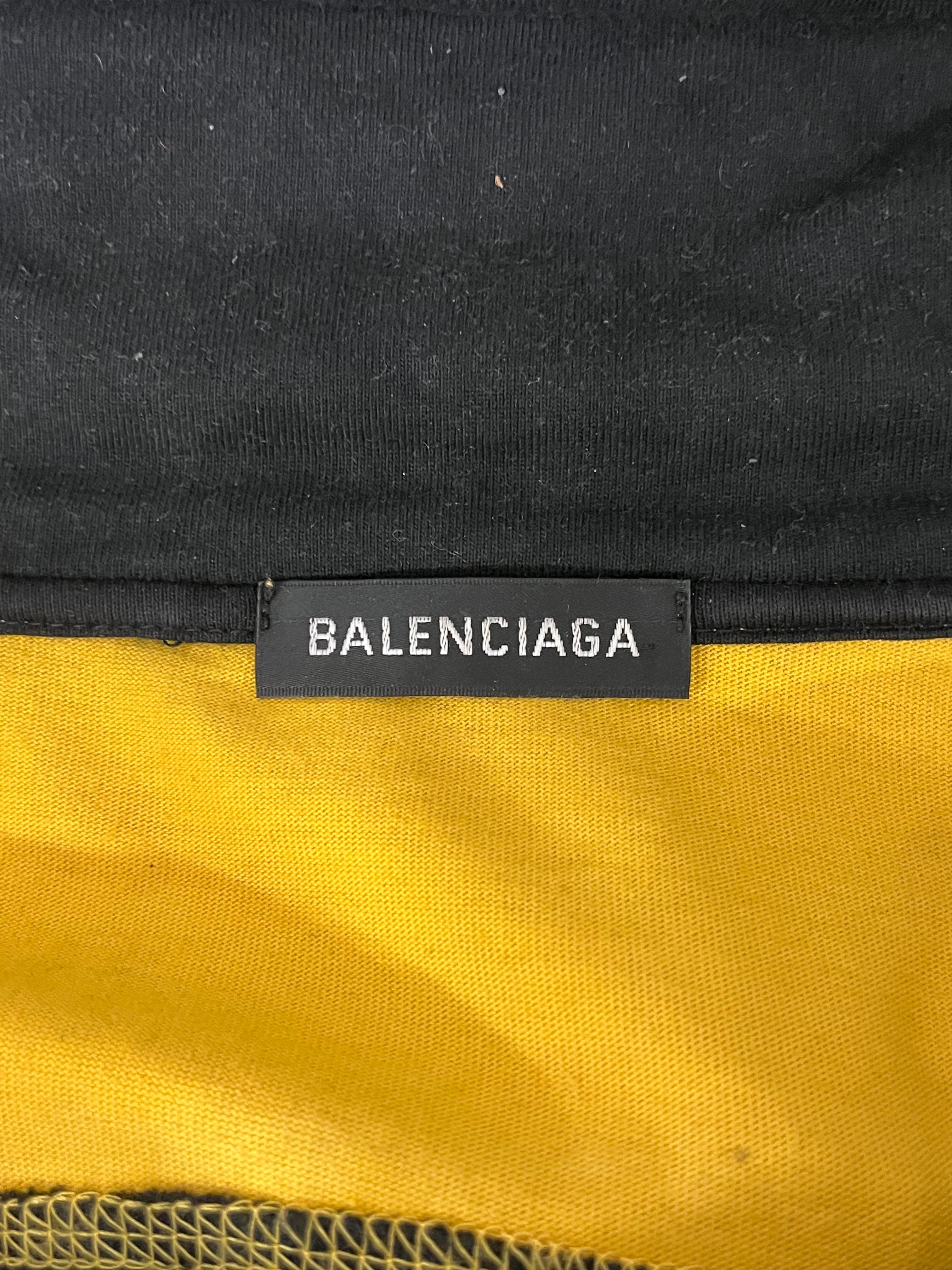 BALENCIAGA/Jacket/M/Cotton/BLK/RETRO PULLOVER QUARTERZIP view 3