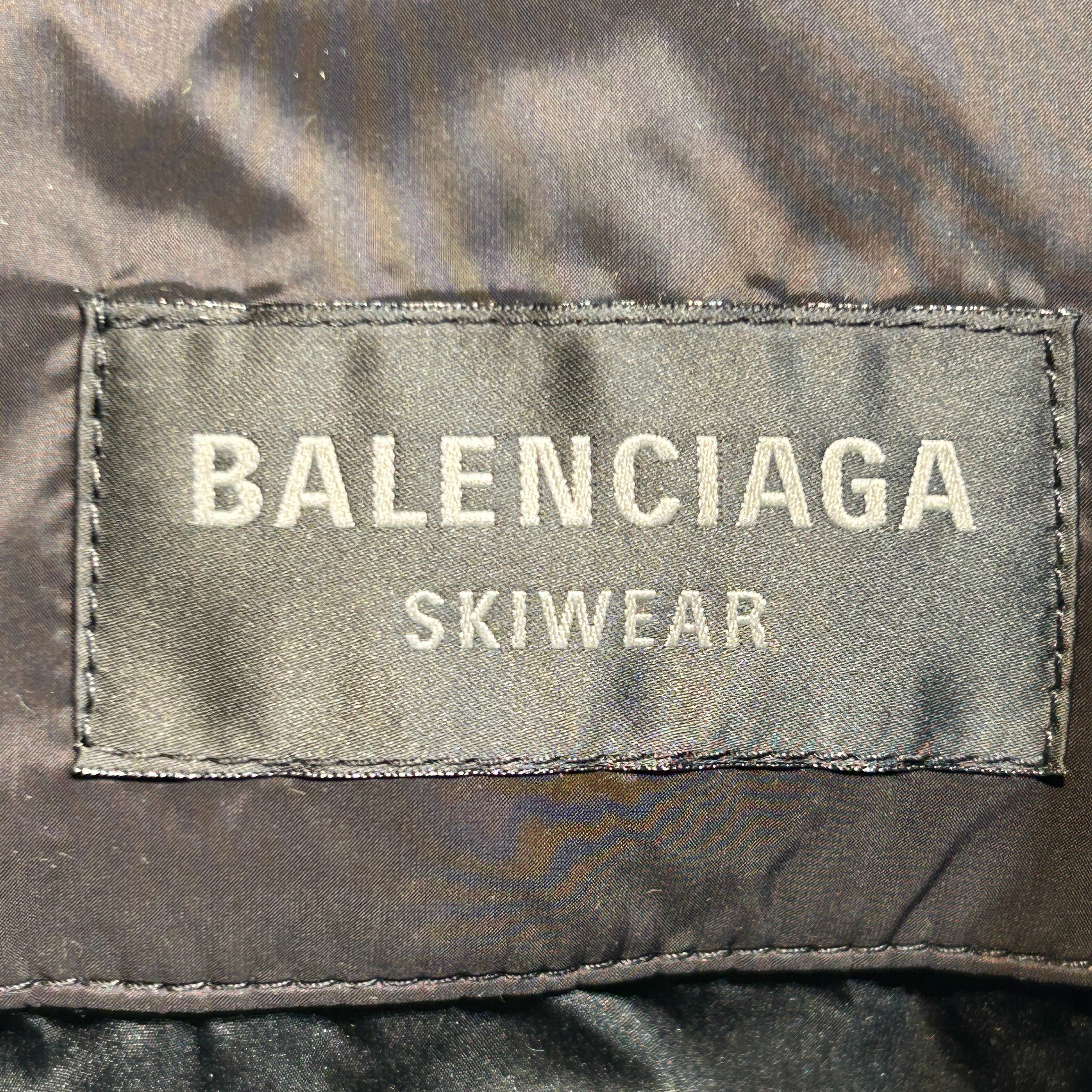 BALENCIAGA/Puffer Jkt/36/Polyester/BLK/3B Skiwear Puffer view 3