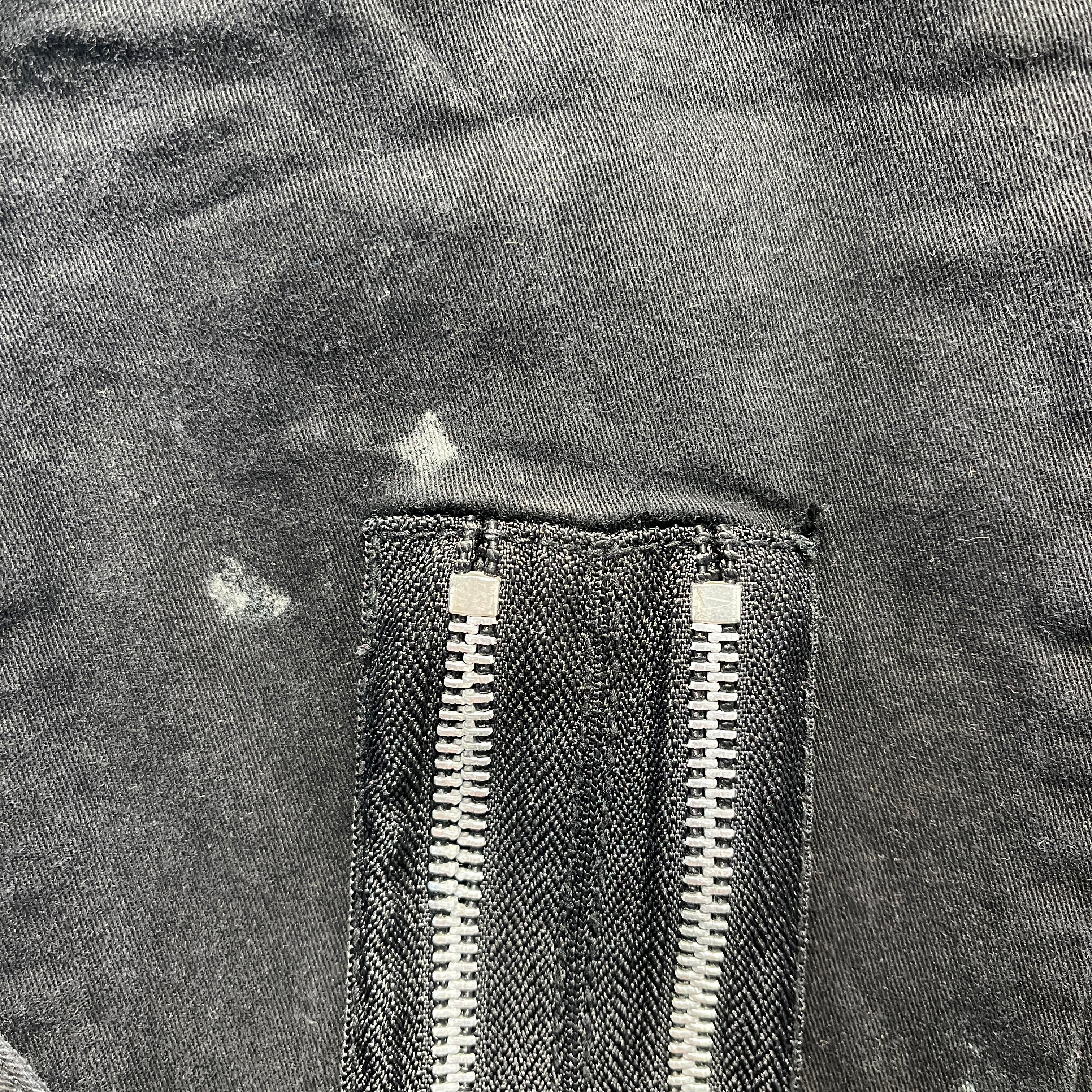 TRIPP NYC/Skinny Pants/32/Cotton/BLK/silver button bondage pant view 5