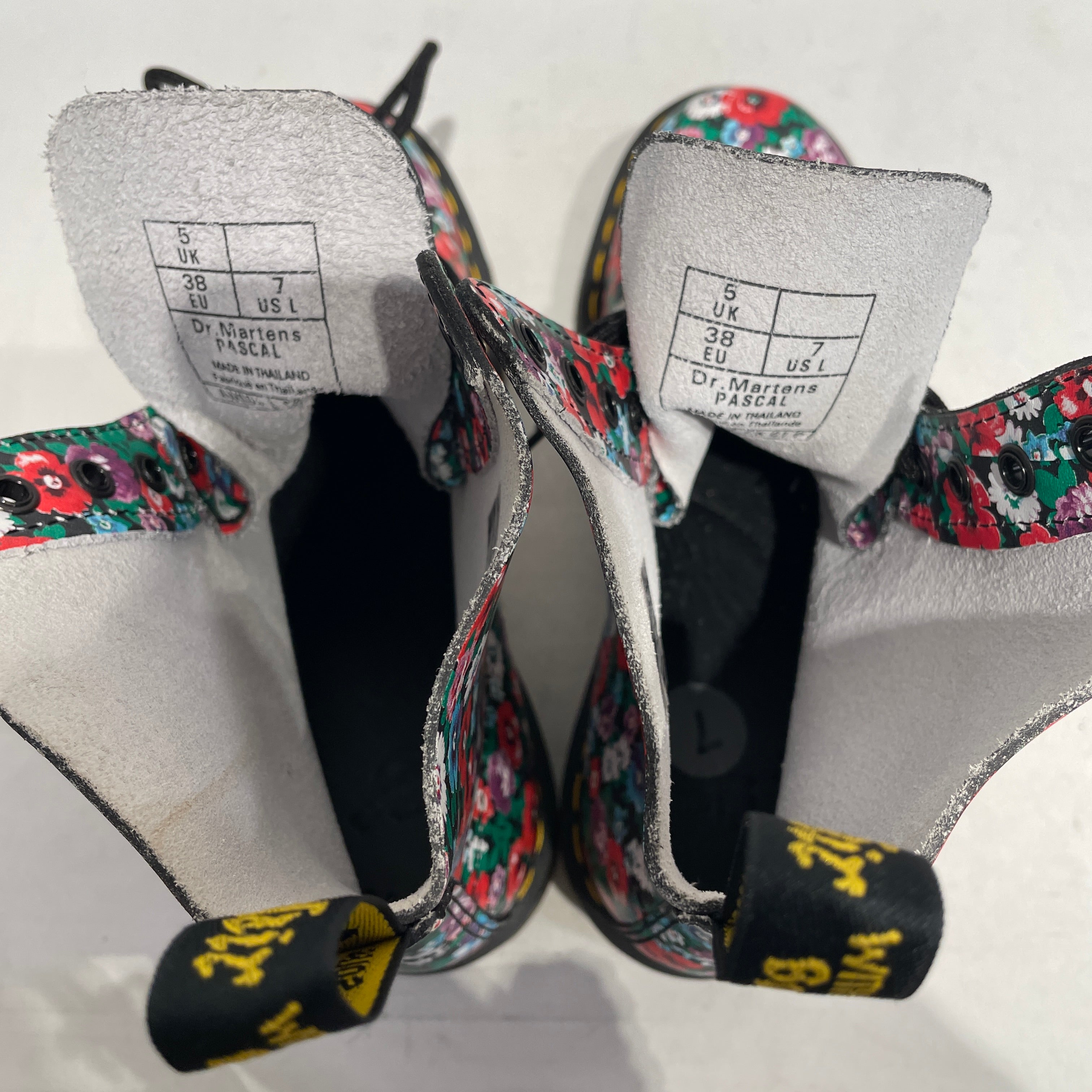 Dr.Martens/Lace Up Boots/US 7/Floral Pattern/MLT/PASCAL CK 01 P view 3