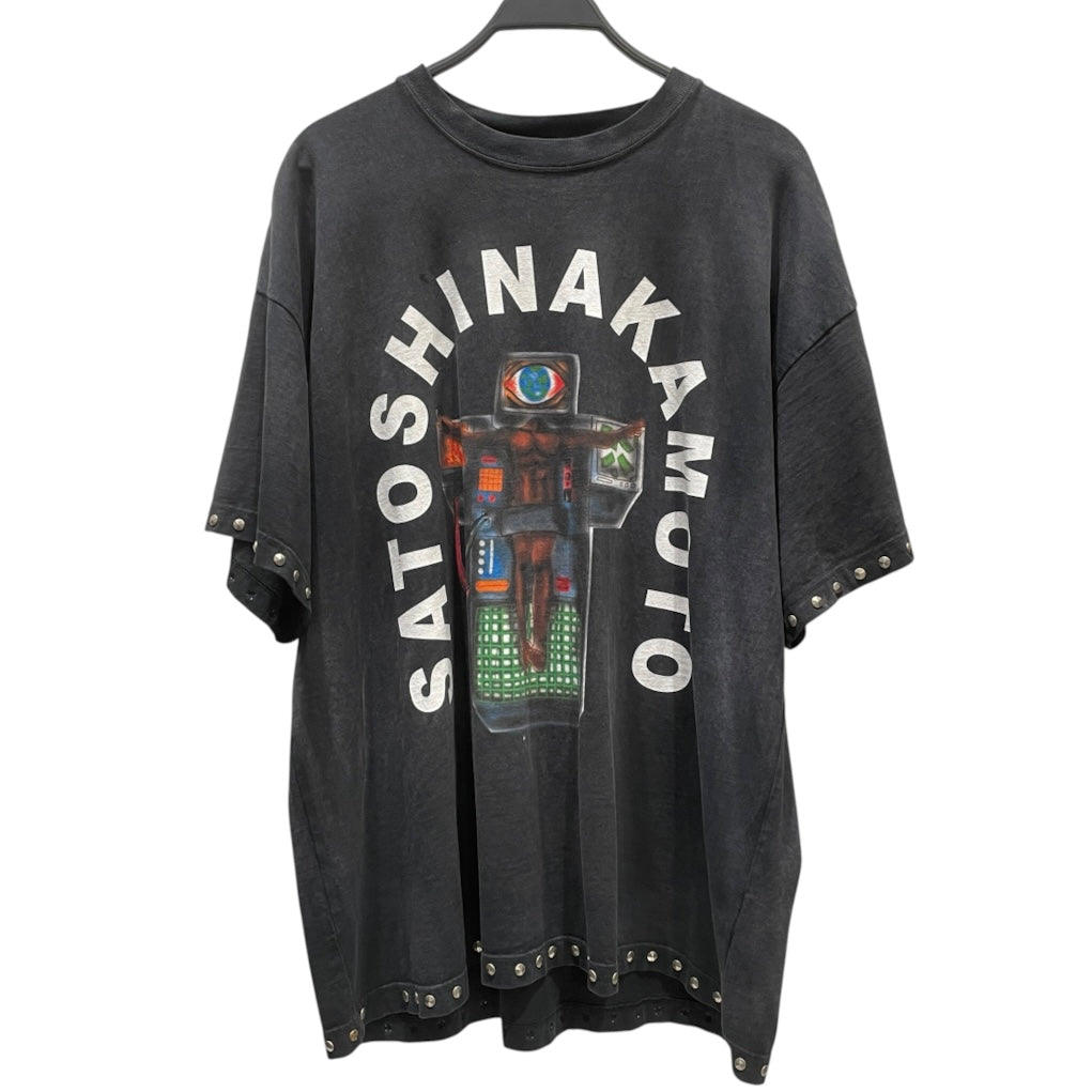 Satoshi Nakamoto/T-Shirt/XXL/Cotton/BLK/ view 1