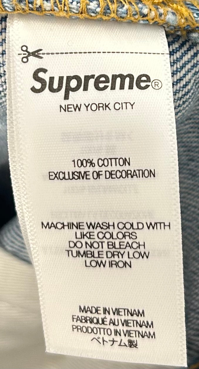 Supreme/Straight Pants/32/Cotton/BLU/REGULAR CUT W/ STAR view 5