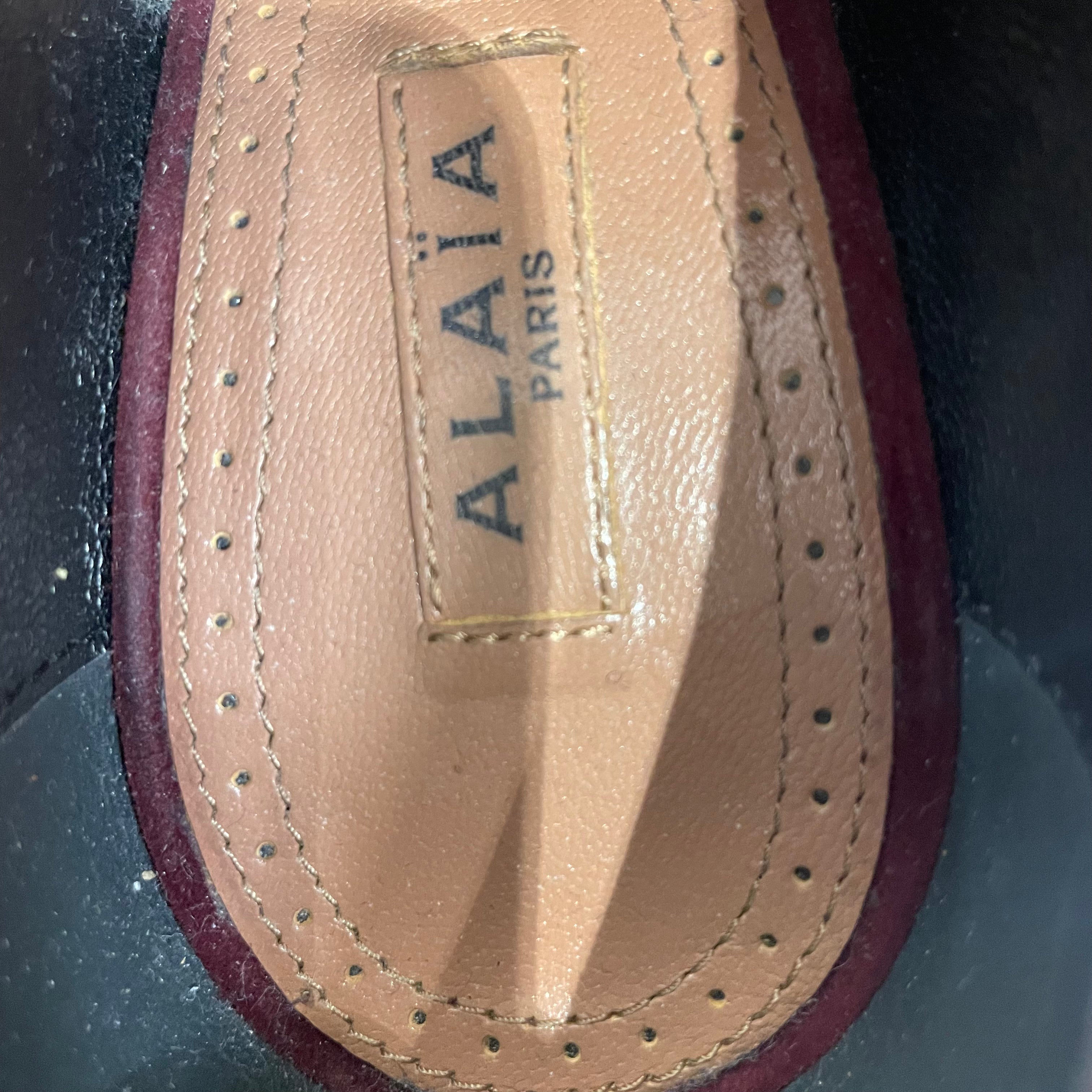 ALAIA/Heels/EU 37/Suede/BRD/ZIP PUMP view 3