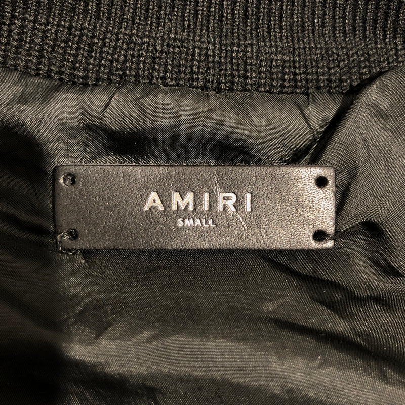 AMIRI/Baseball Jkt/40/All Over Print/Polyester/BLK/