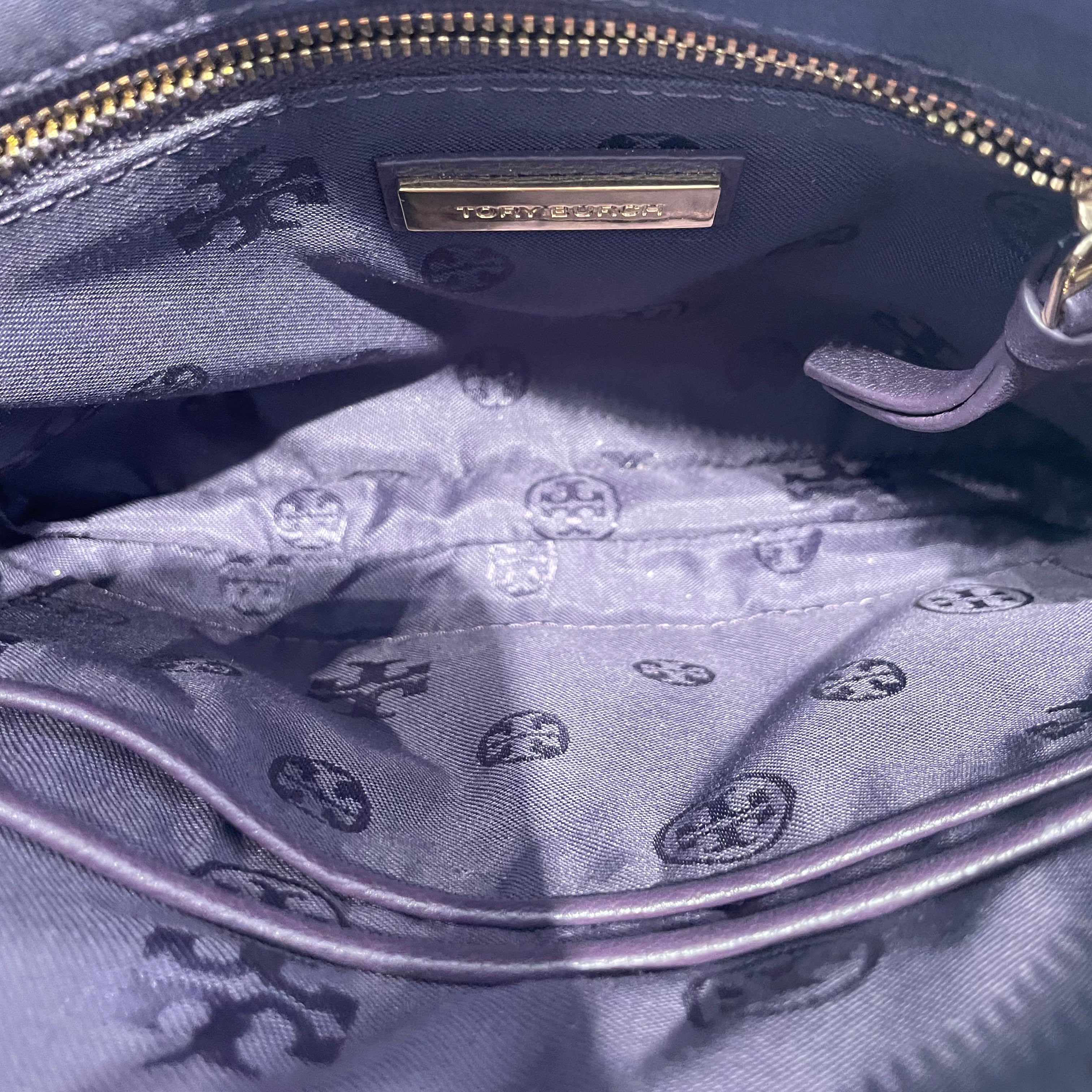 TORY BURCH/Cross Body Bag/Leather/PPL/Pebbled Ivy Zip view 4