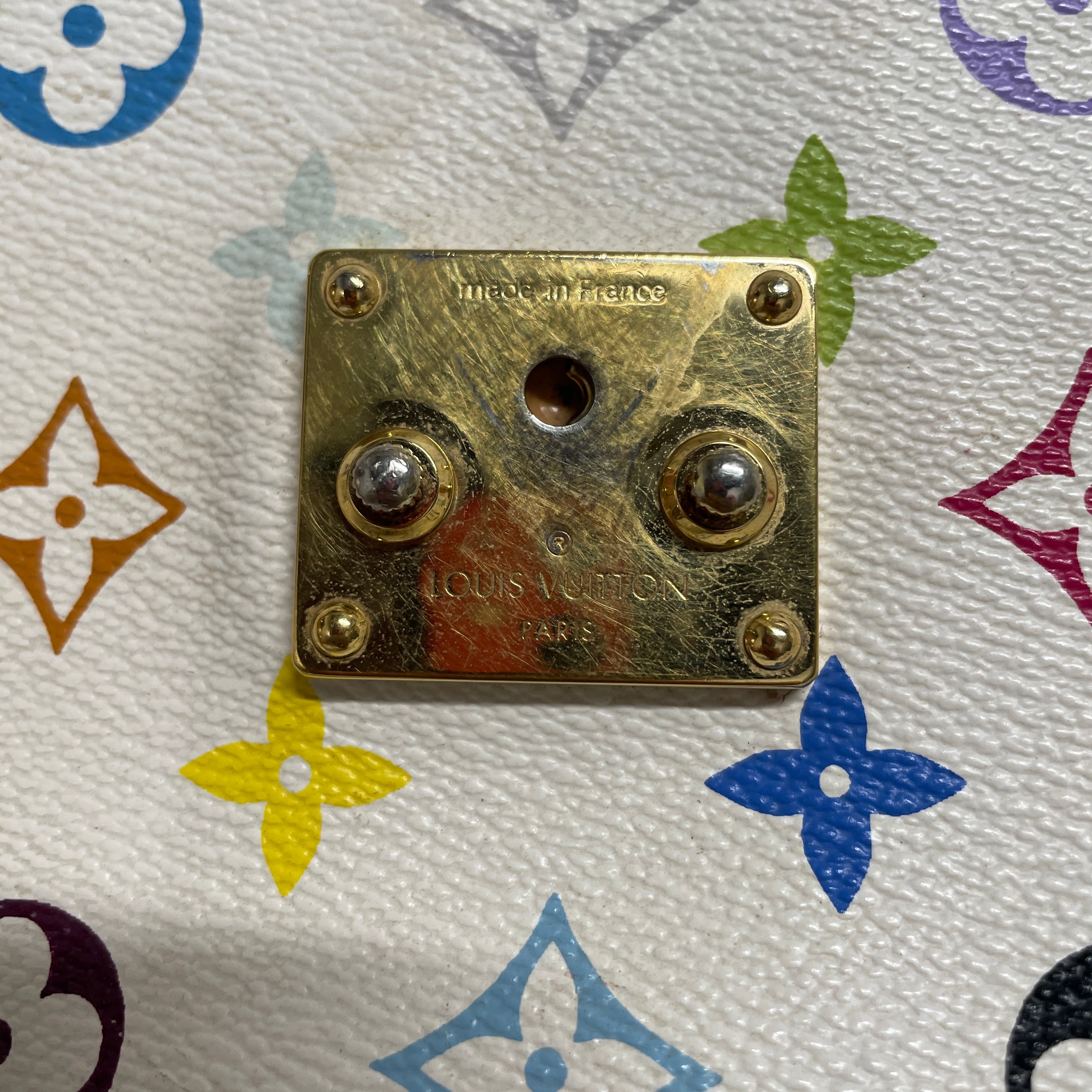 LOUIS VUITTON/Bag/Monogram/Leather/WHT/MULTICOLORE SOLOGNE view 3