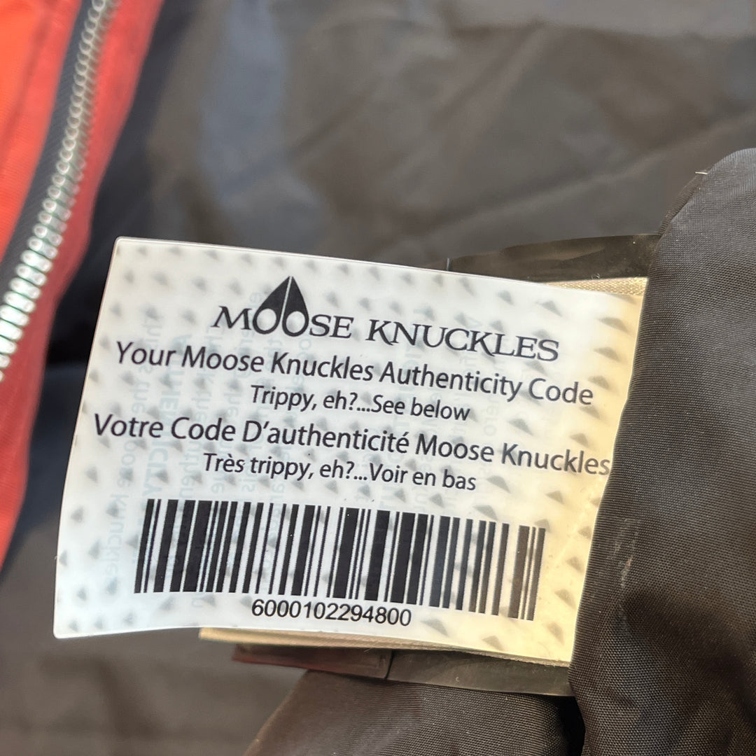 MOOSE KNUCKLES/Jacket/L/Cotton/ORN/BALLISTIC BOMBER JACKET