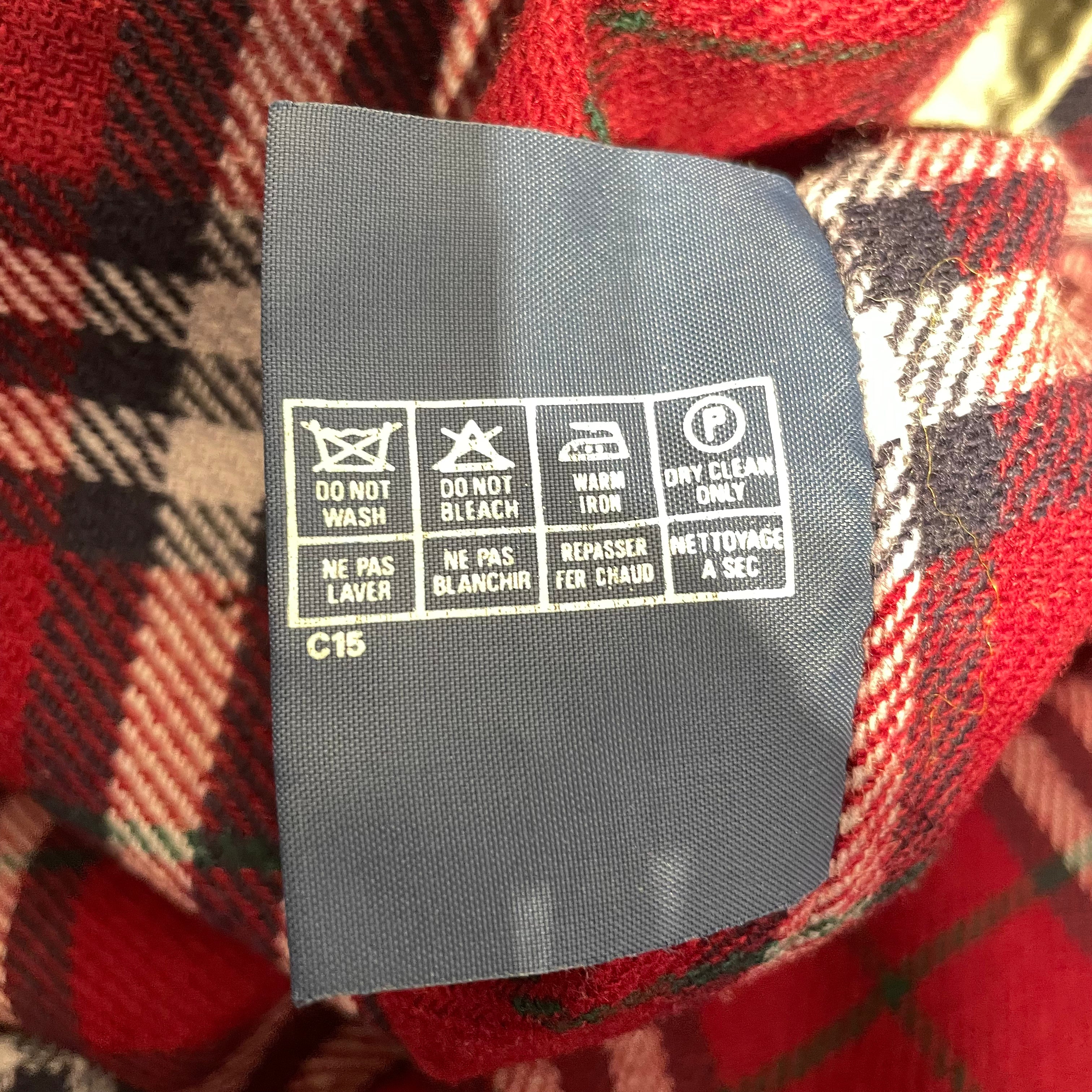 BURBERRY/Trench Coat/OS/Wool/GRY/LOOSE BUTTONS view 4