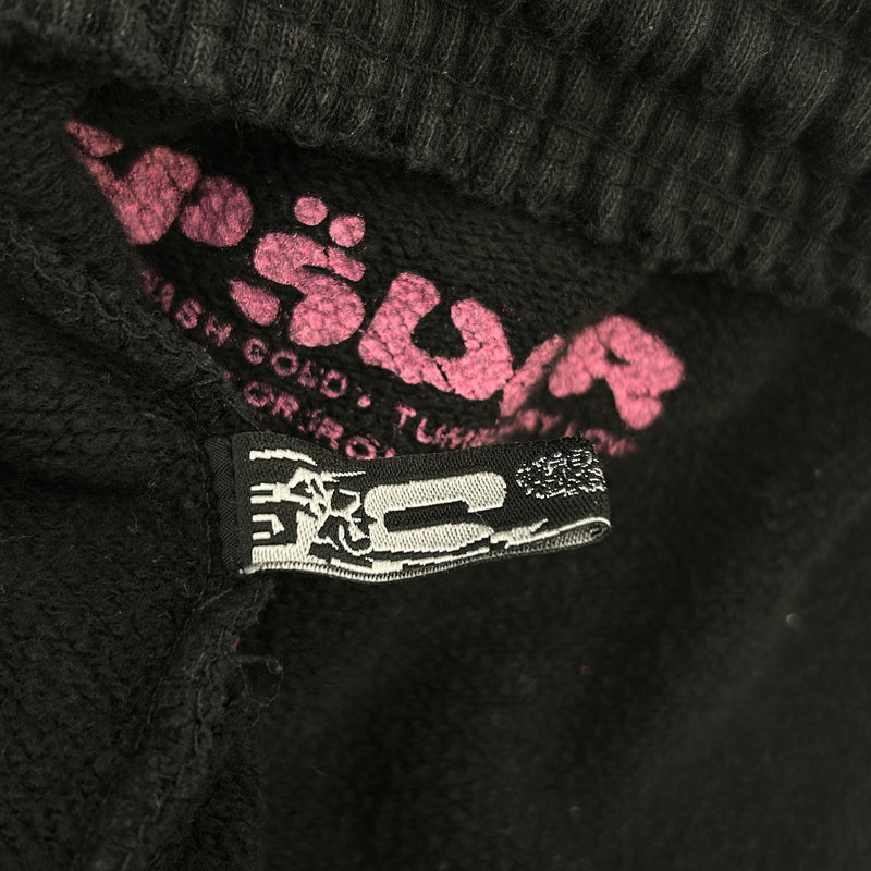 Sp5der/Pants/L/Cotton/BLK/All Over Print/BLACK PINK SWEATPANTS