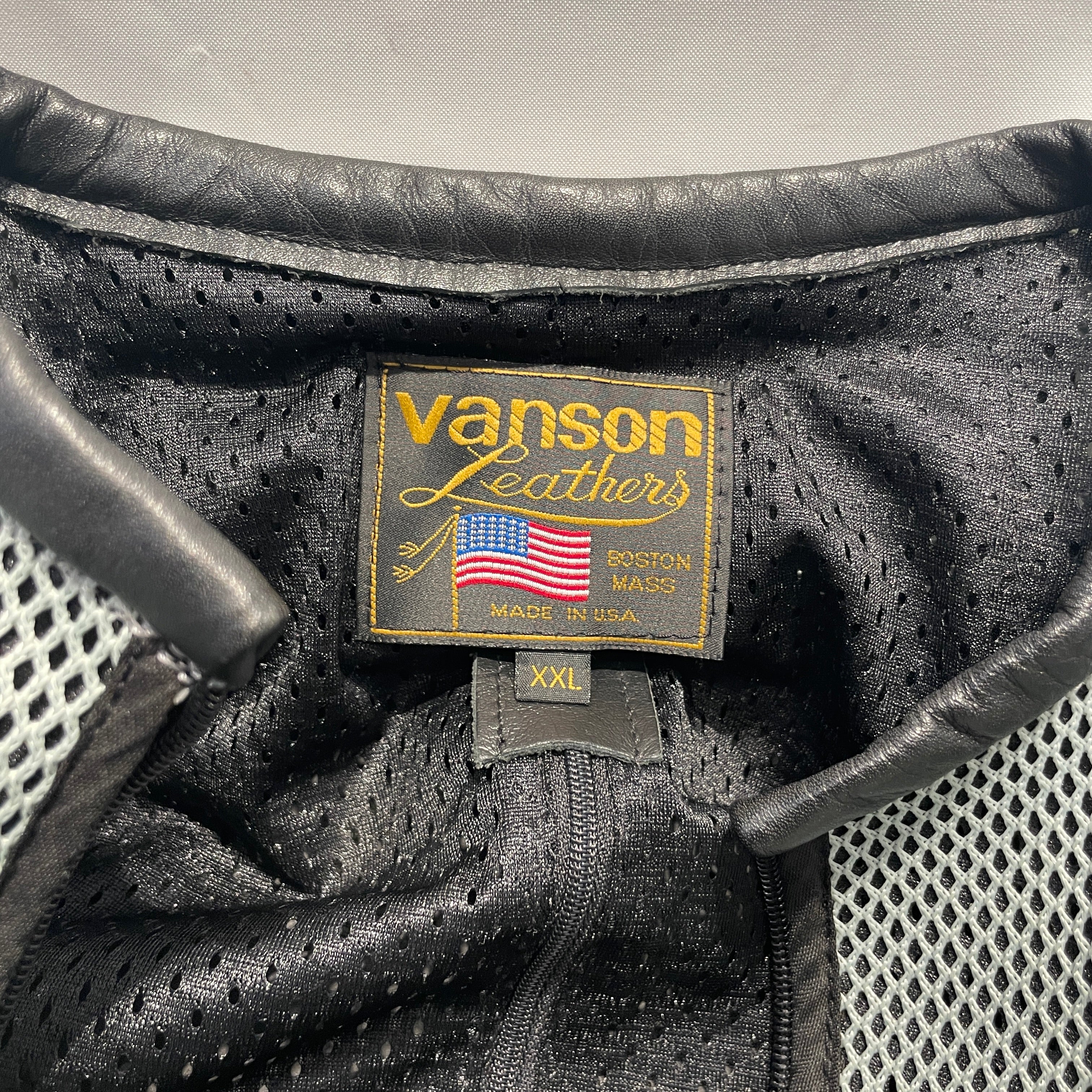 VANSON/Leather Jkt/XXL/Leather/GRN/ view 3