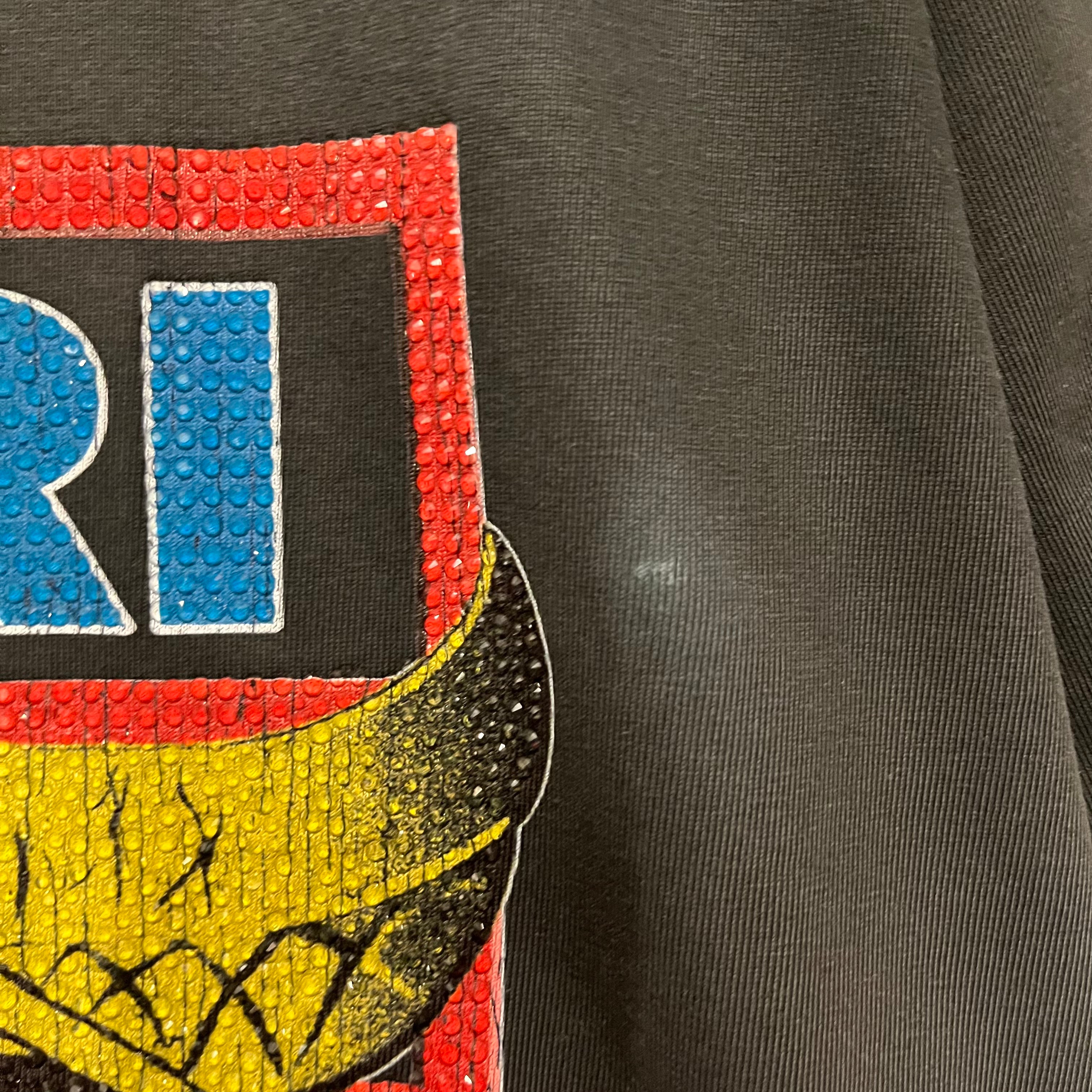 AMIRI/T-Shirt/XXL/Cotton/BLK/Graphic/crystal cobra view 5