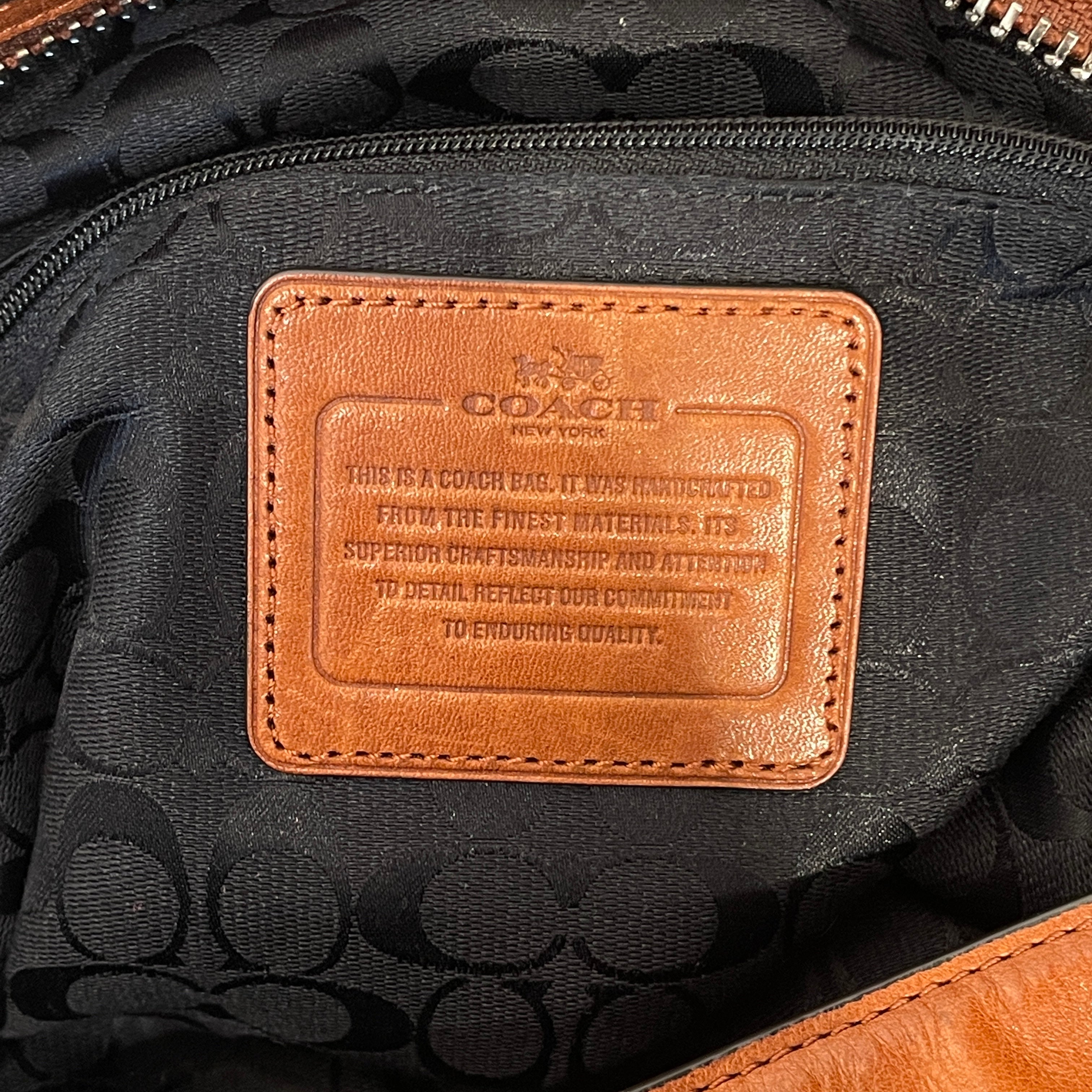 COACH/Tote Bag/Leather/BRW/hobo bucket shoulder bag view 4