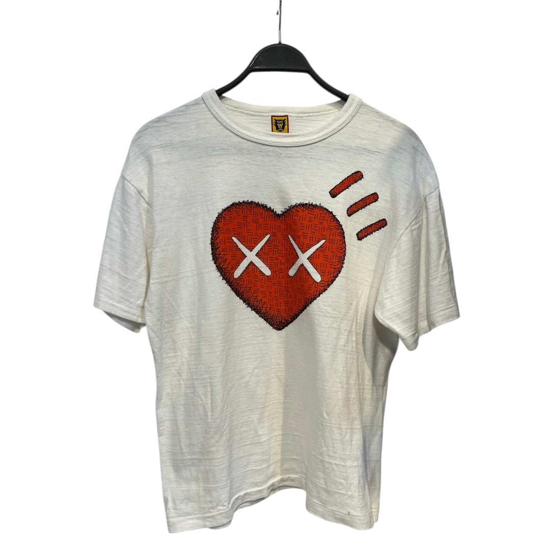 HUMAN MADE/T-Shirt/L/Cotton/WHT/HUMAN MADE X KAWS view 1