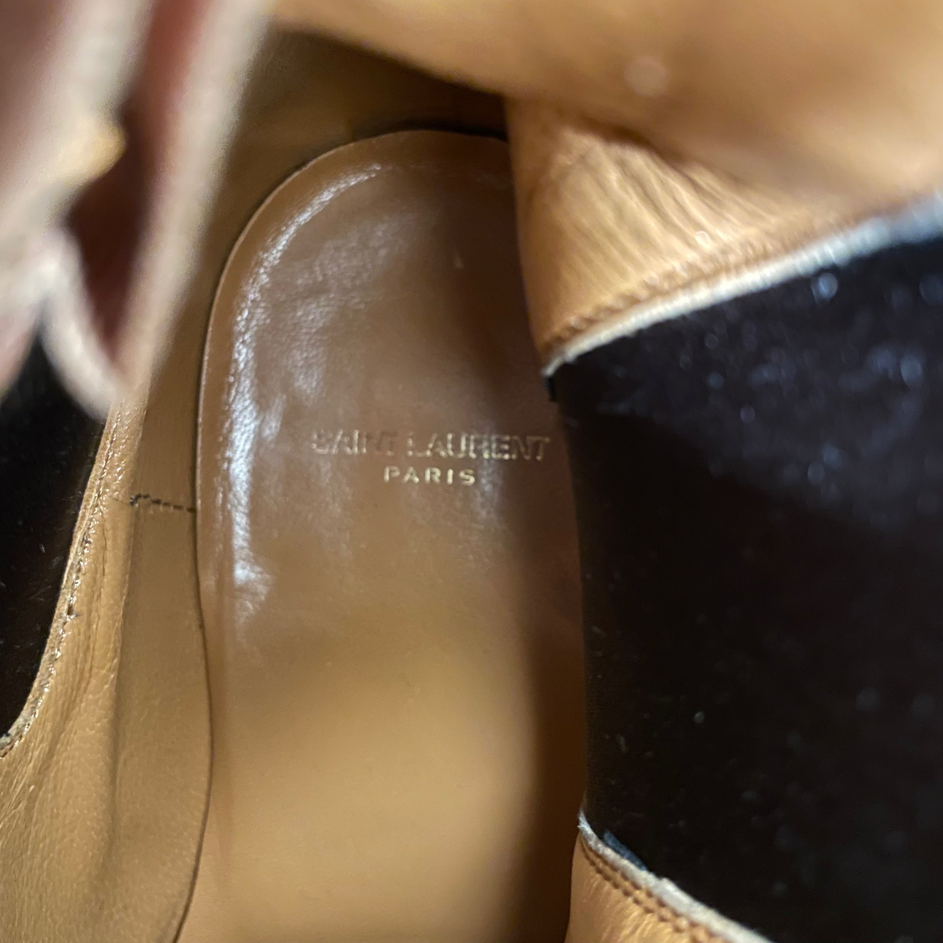 YVES SAINT LAURENT/Chelsea Boots/EU 41/Suede/CML/ view 7