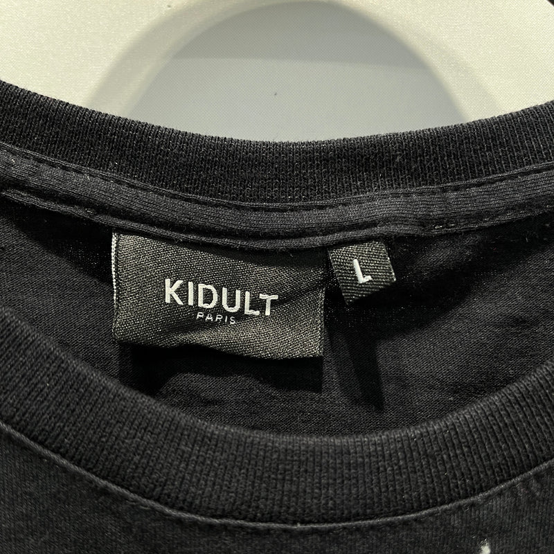 KIDULT/T-Shirt/L/Cotton/BLK/PARIS SHIRT