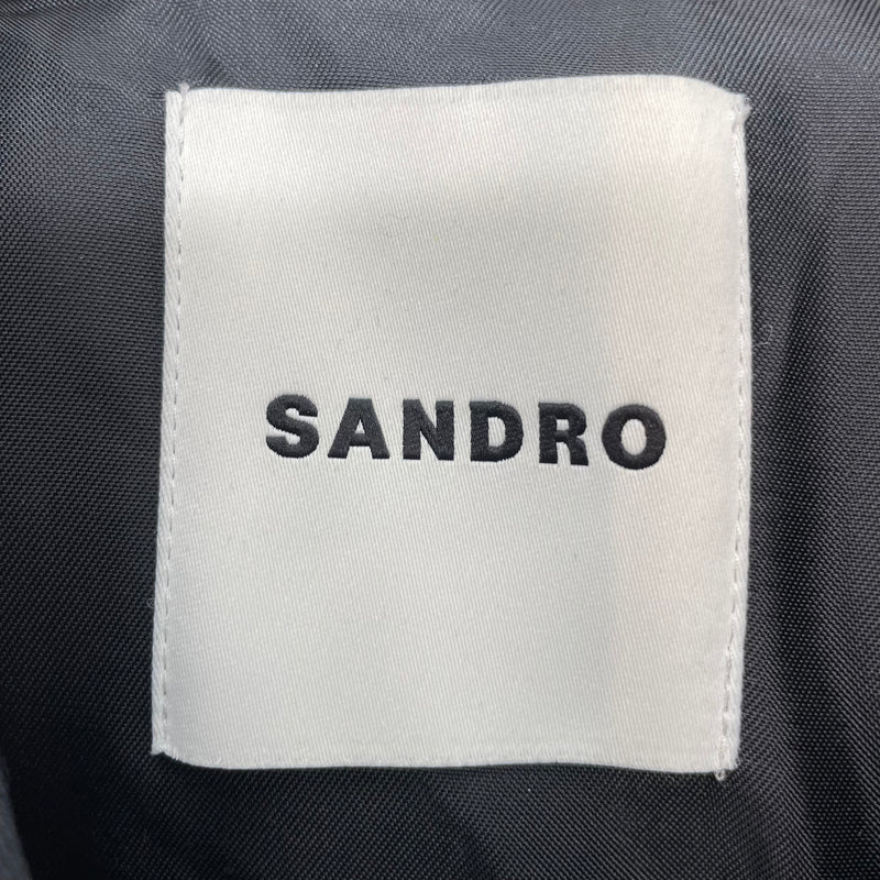 sandro/Shirt/L/Cotton/BLK/TWO POCKETS