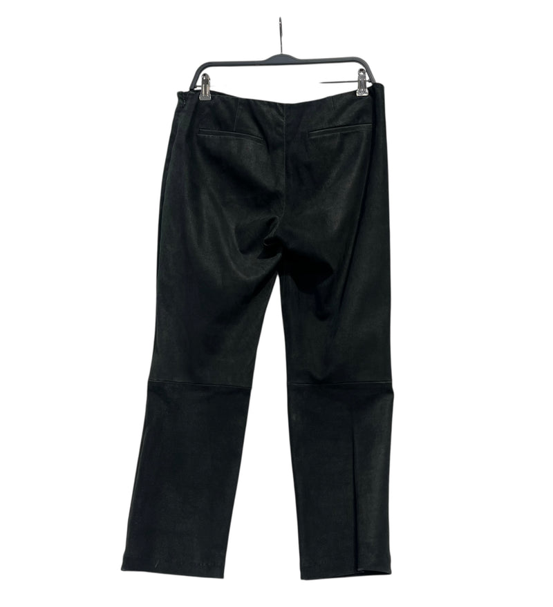 THE ROW/Bottoms/L/Leather/BLK/side zipper