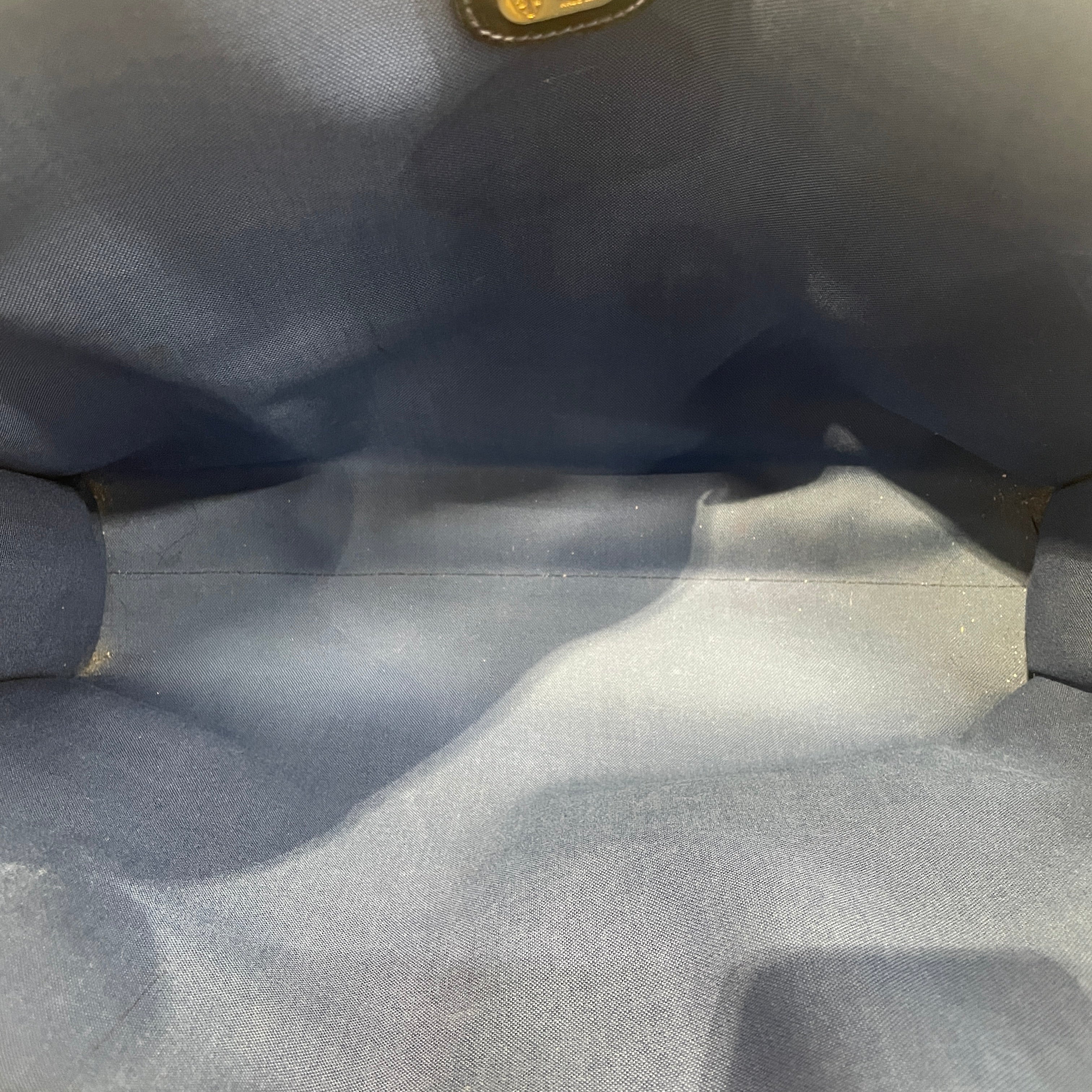 GUCCI/Tote Bag/Monogram/Leather/GRY/vtg interlocking g tote view 4