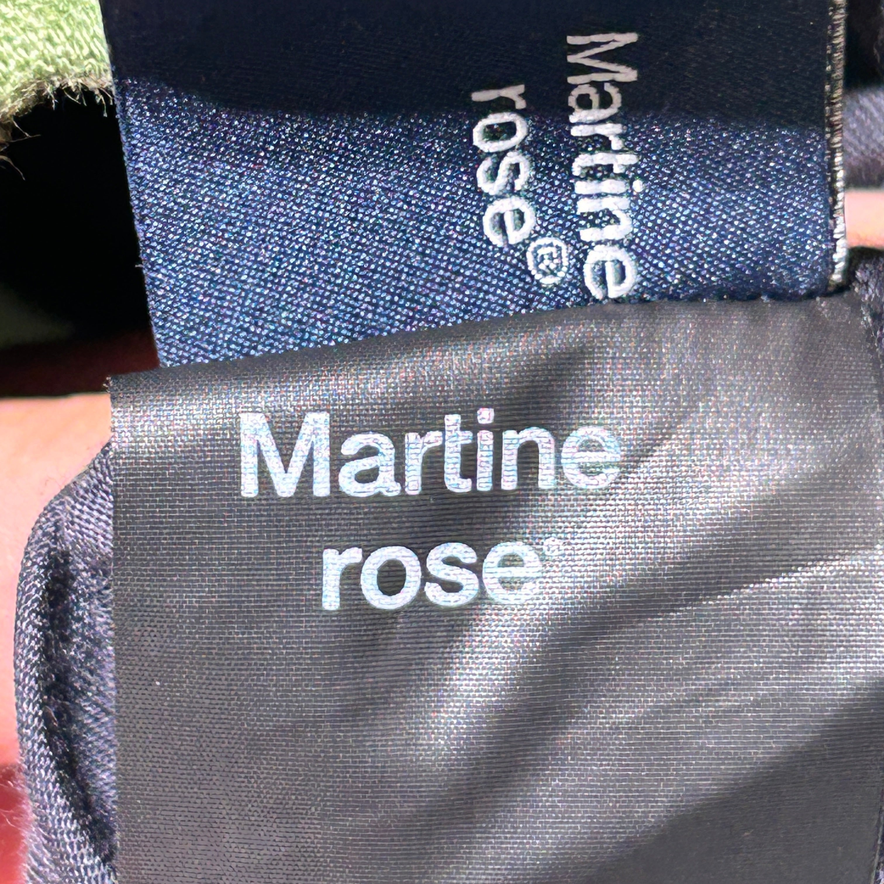 MARTINE ROSE/Blouson/L/Cotton/GRN/GRASS GREEN VELCRO JACKET view 4
