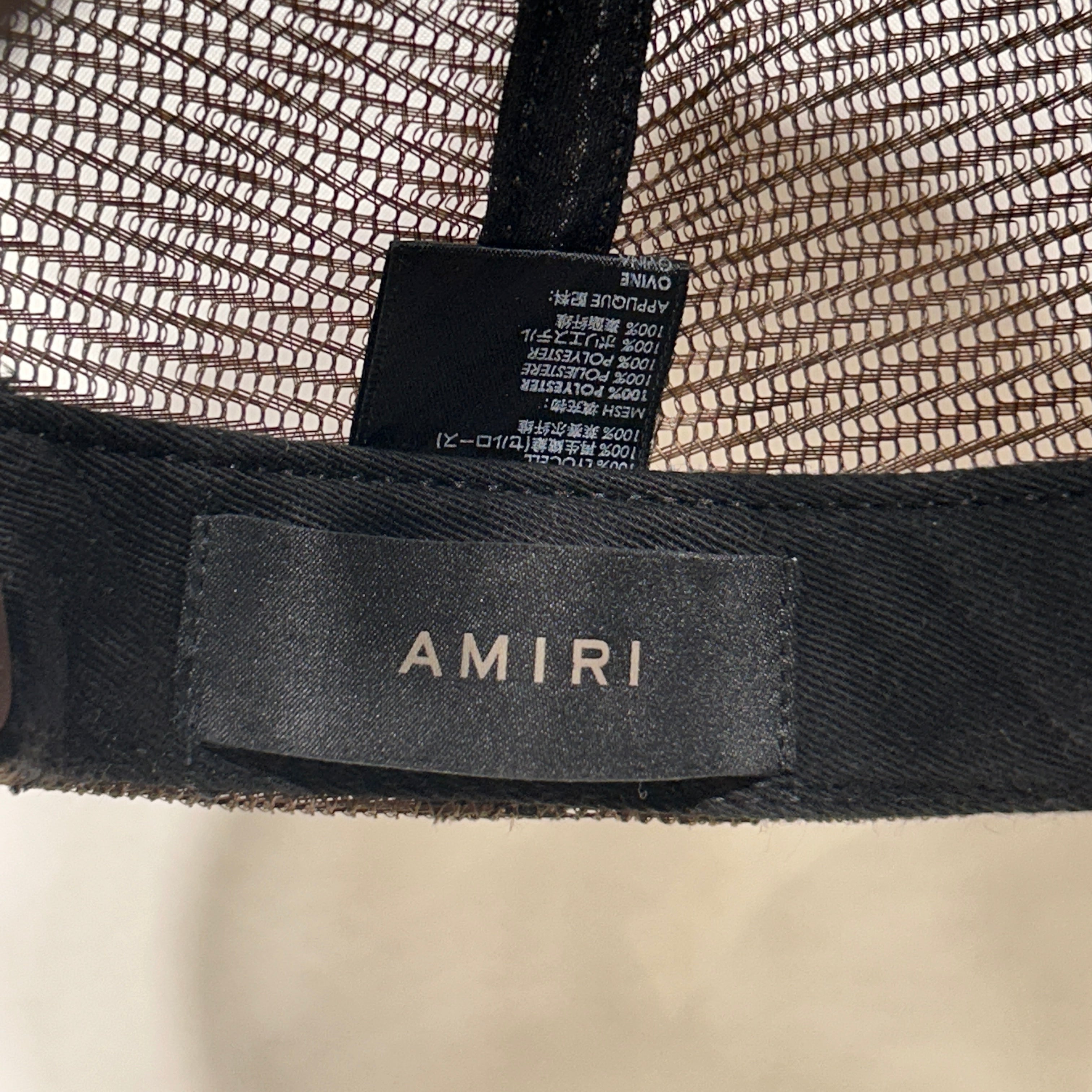 AMIRI/Trucker Cap/BRW/star trucker view 3