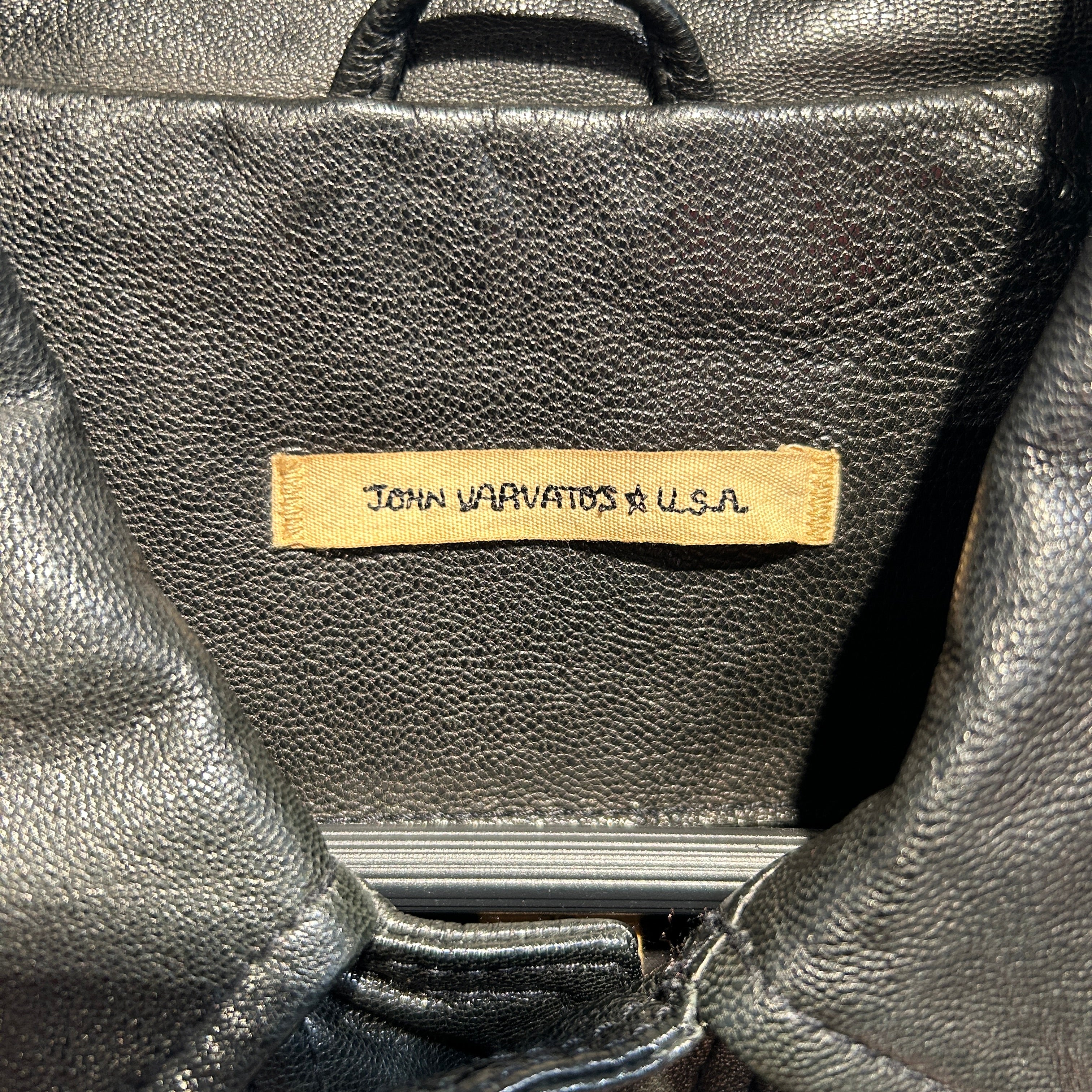 john varvatos/Leather Jkt/42/Leather/BLK/Goat Skin Motorcycle Jacket view 3