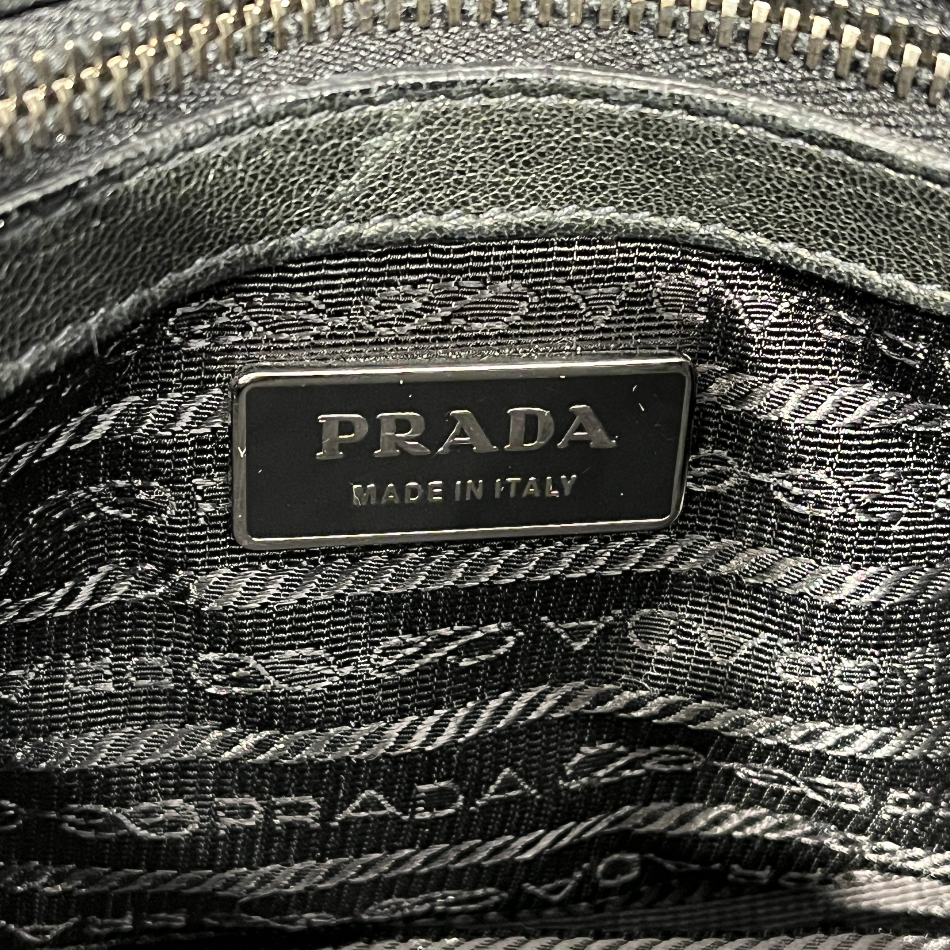 PRADA/Cross Body Bag/Nylon/BLK/TESSUTO view 5