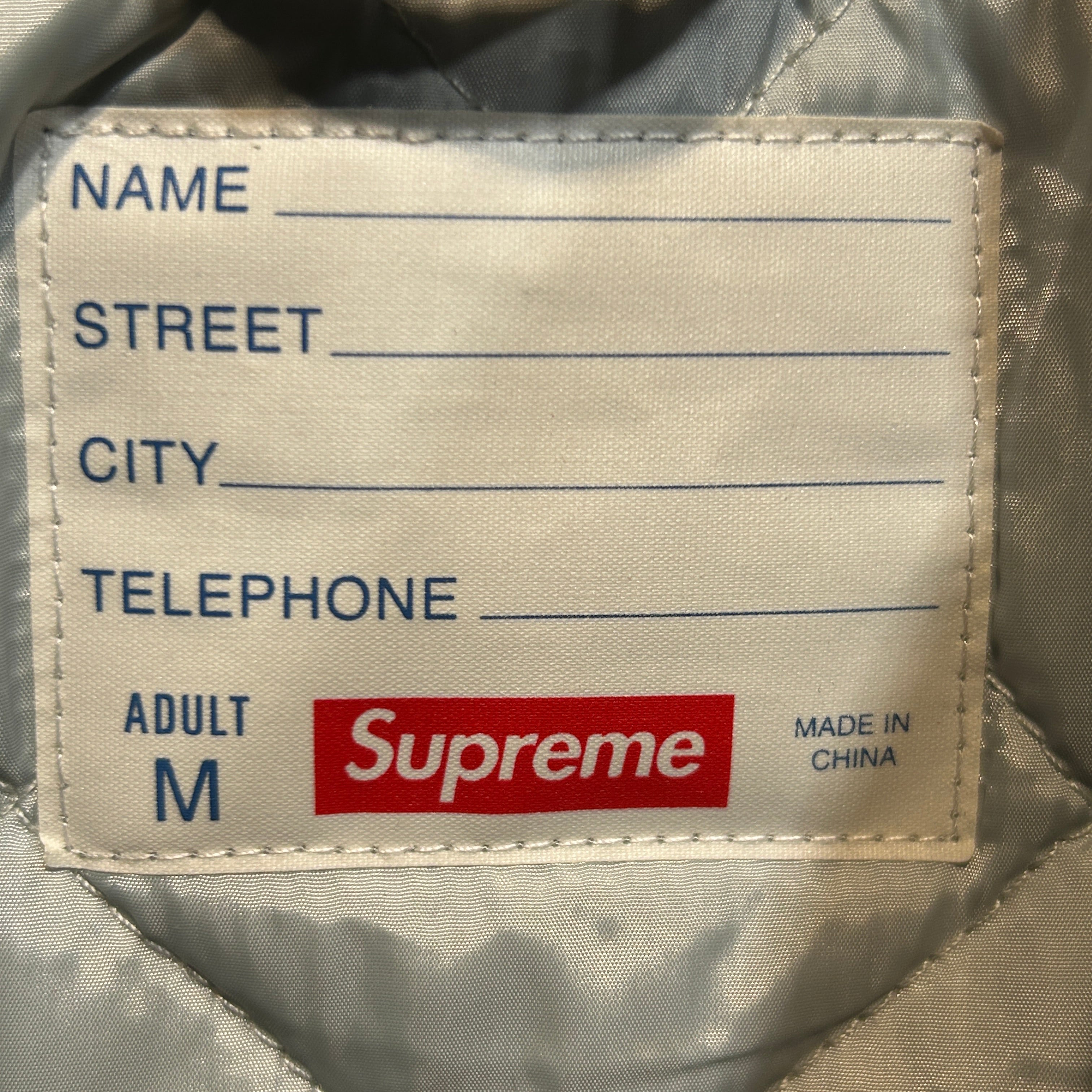 Supreme/Souvenir Jkt/M/Polyester/SLV/Hommerun view 3