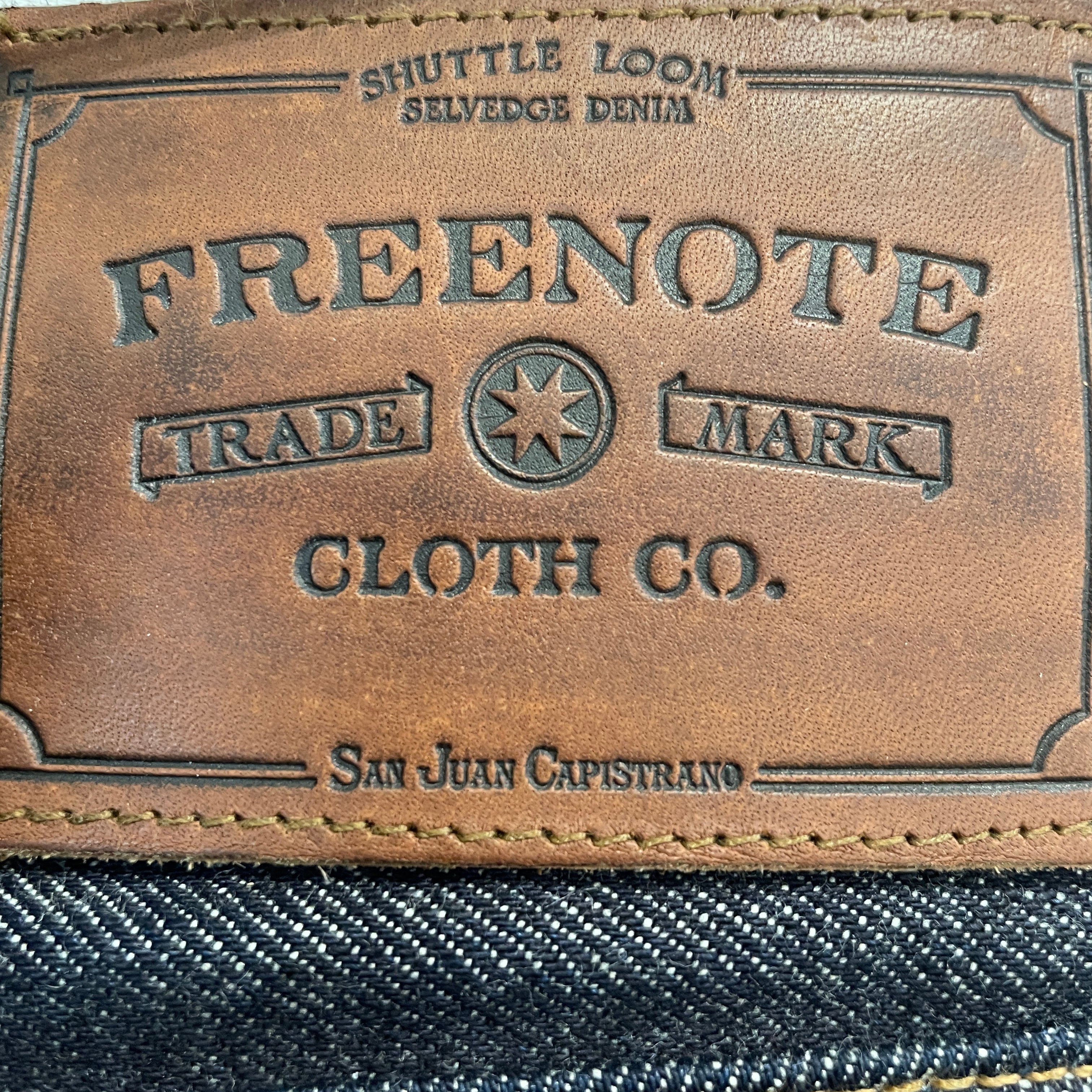 FREENOTE CLOTH CO./Straight Pants/34/Denim/IDG/trabuco 04 classic fit view 3