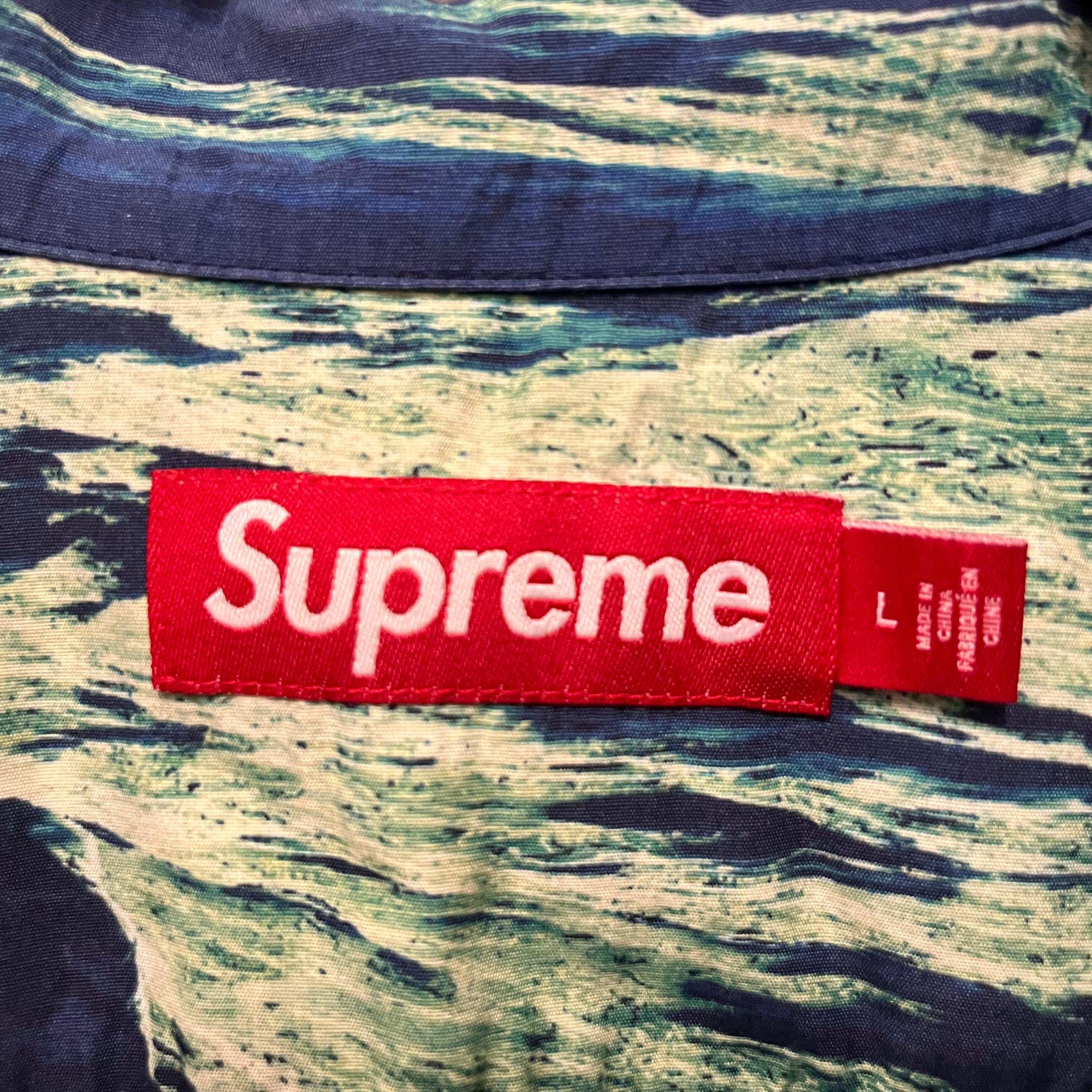 Supreme/Polo Shirt/L/Cotton/NVY/All Over Print/Boat Polo view 3