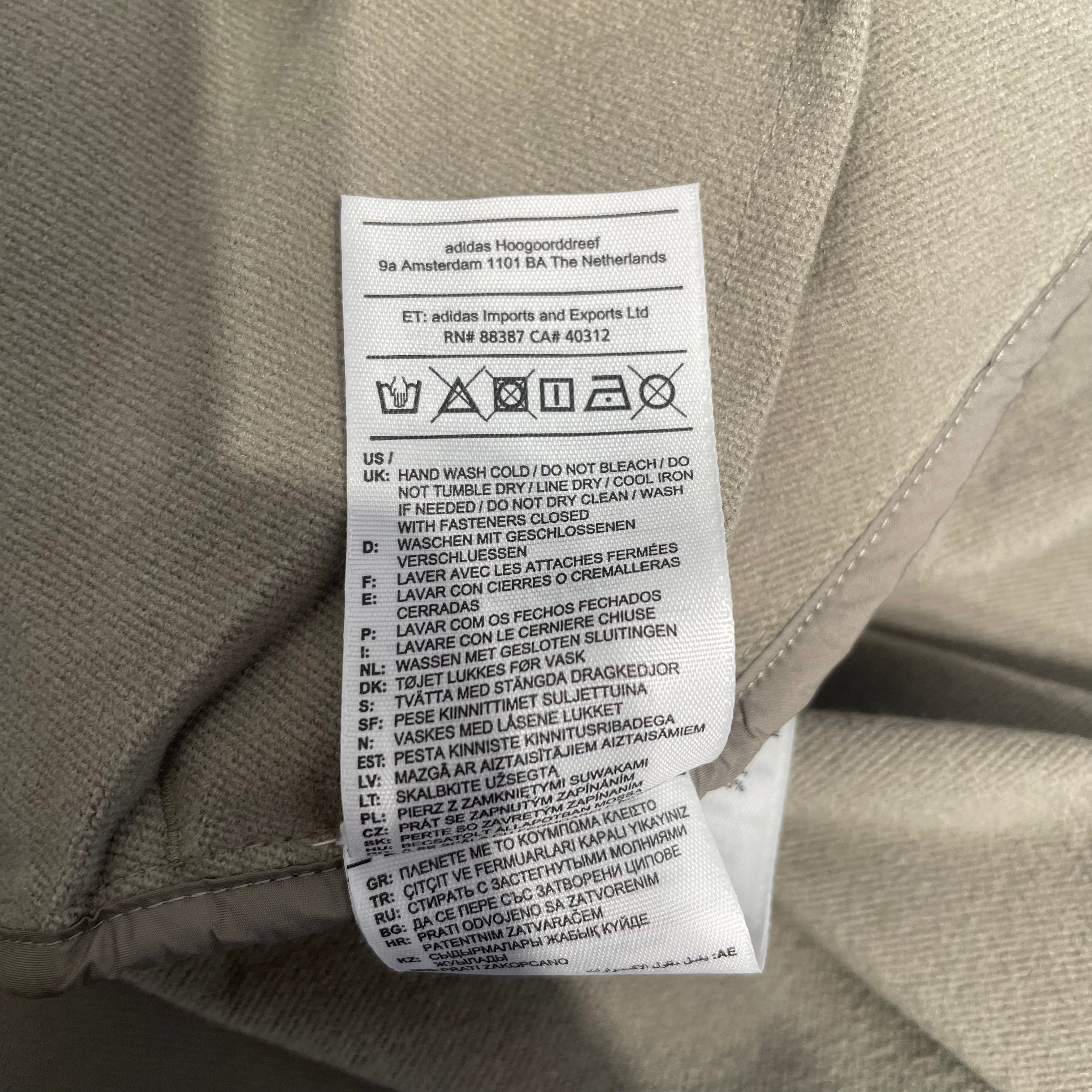 adidas/FEAR OF GOD/Jacket/M/Polyester/KHK/FULL LENGHT JACKET view 4
