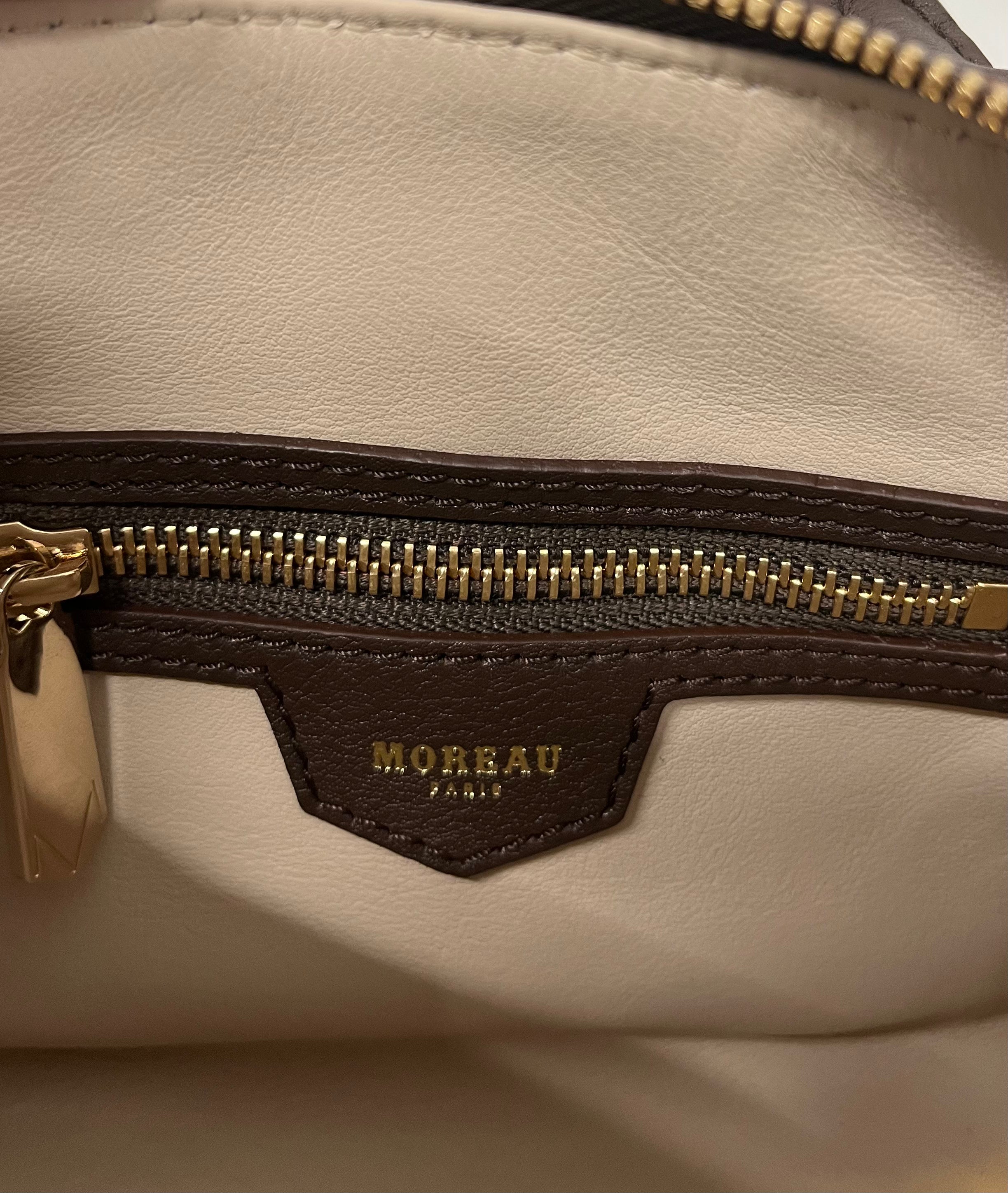 MOREAU/Hand Bag/Monogram/Leather/BRW/MINI BOSTON TRAVEL BAG view 3