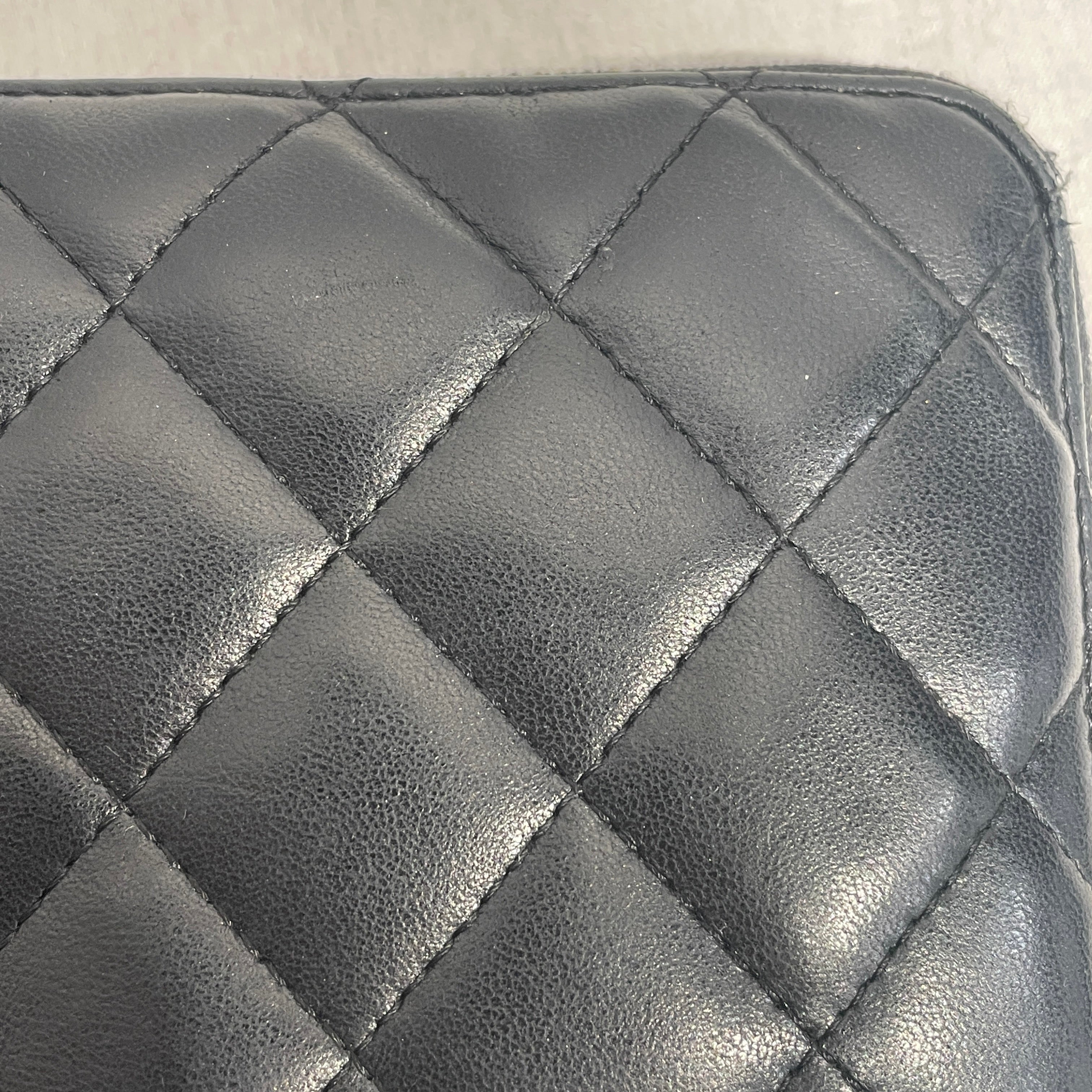CHANEL/Long Wallet/Leather/BLK/L's/12646779 view 6
