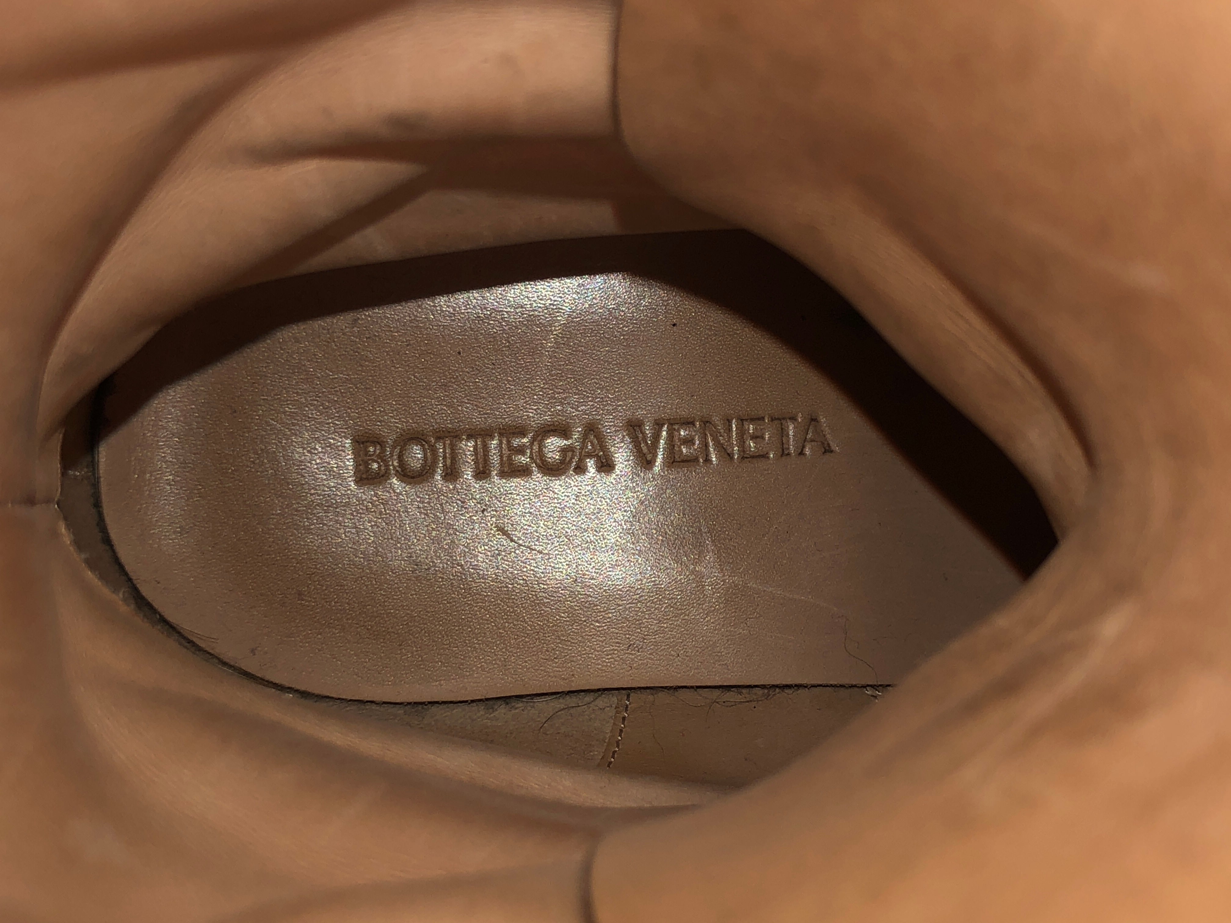 BOTTEGA VENETA/Lace Up Boots/Leather/BLK/8 Hole/ view 3