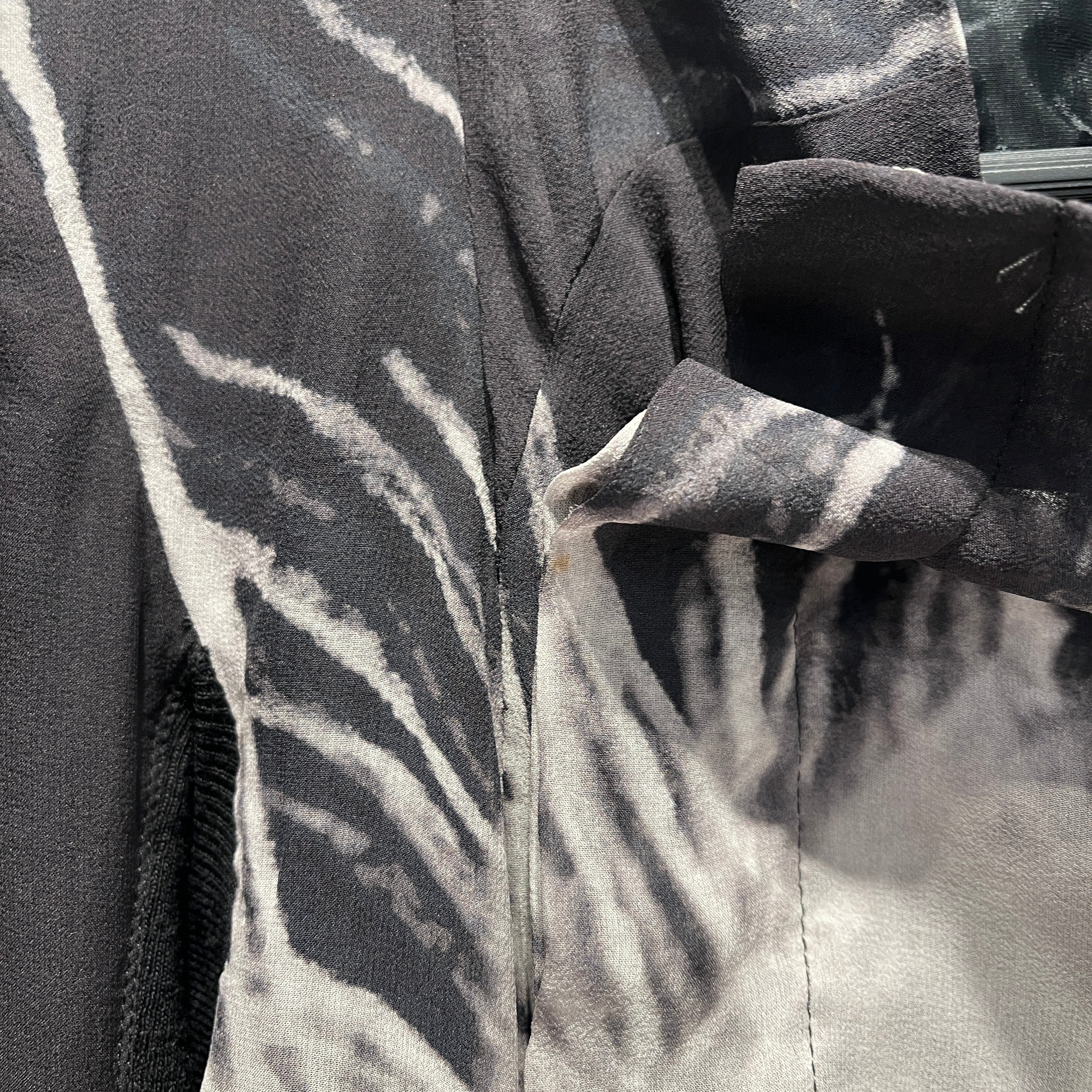 Rick Owens/LS Blouse/S/M/Graphic/Silk/GRY/SILK ASYMM BLOUSE view 11
