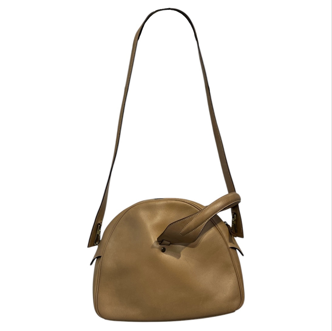 GUCCI/Hand Bag/Leather/BEG/TURN LOCK HANDBAG view 2