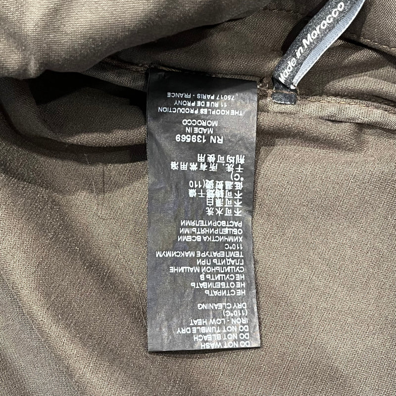 The Kooples /Vest/XS/Cotton/GRN/button up vest, four pockets
