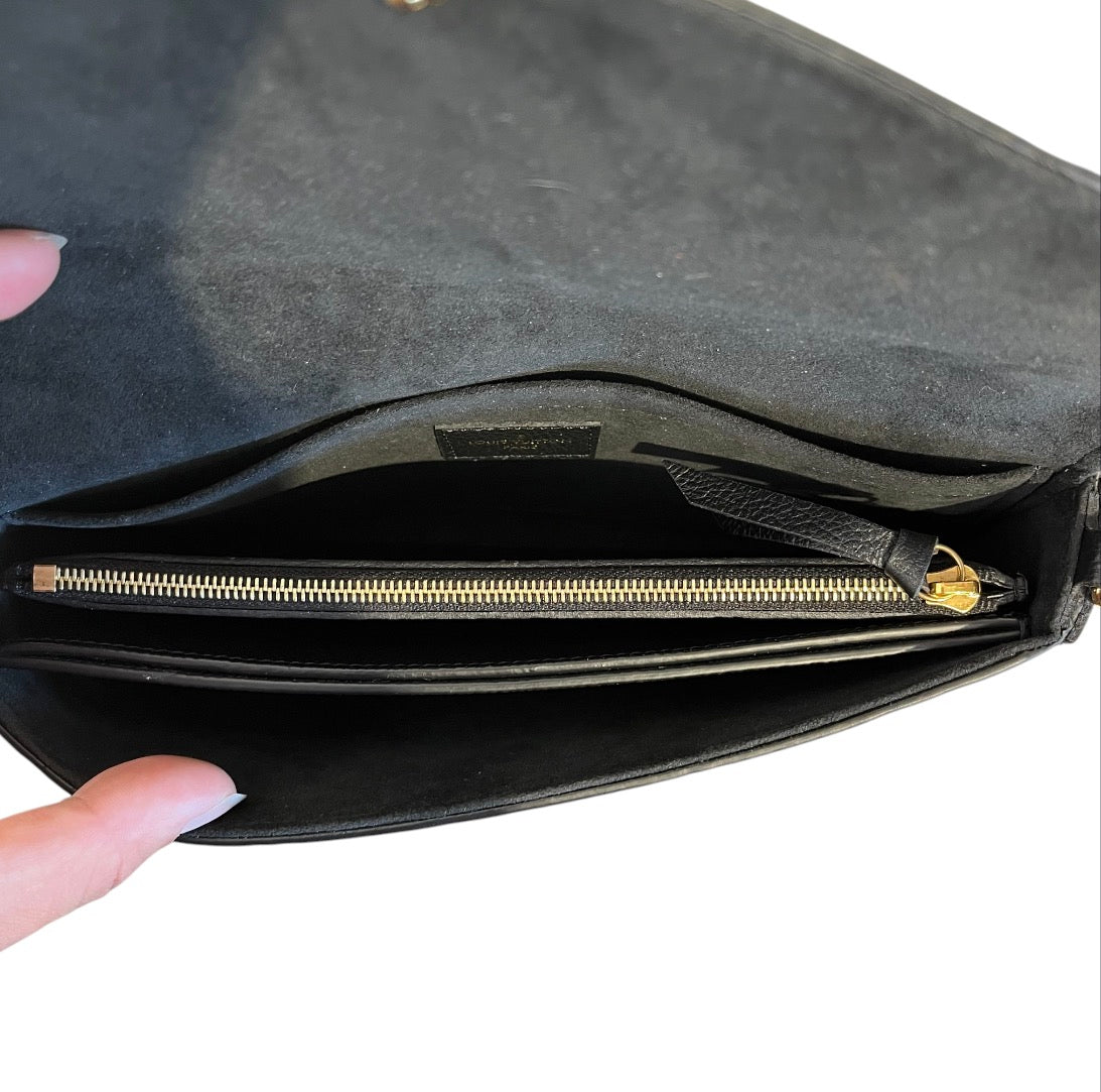 LOUIS VUITTON/Cross Body Bag/Leather/BLK/MONOGRAM FELICIE view 4