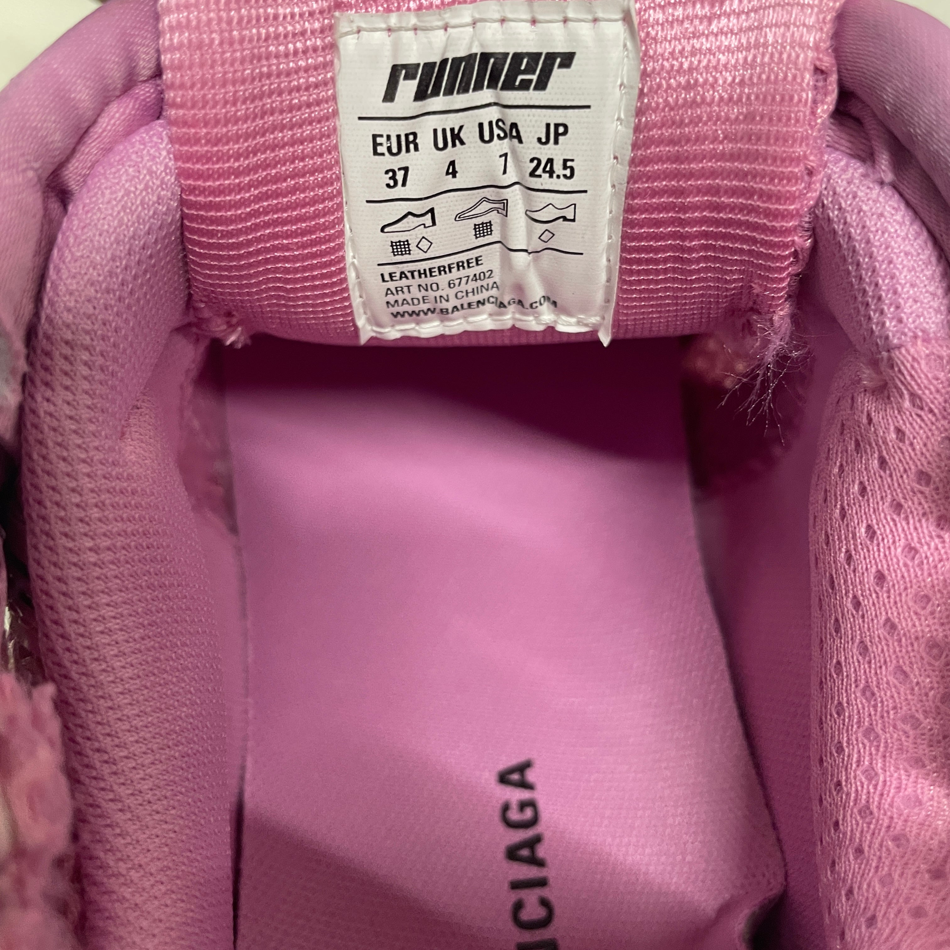 BALENCIAGA/Low-Sneakers/US 7/PNK/RUNNER/ view 5
