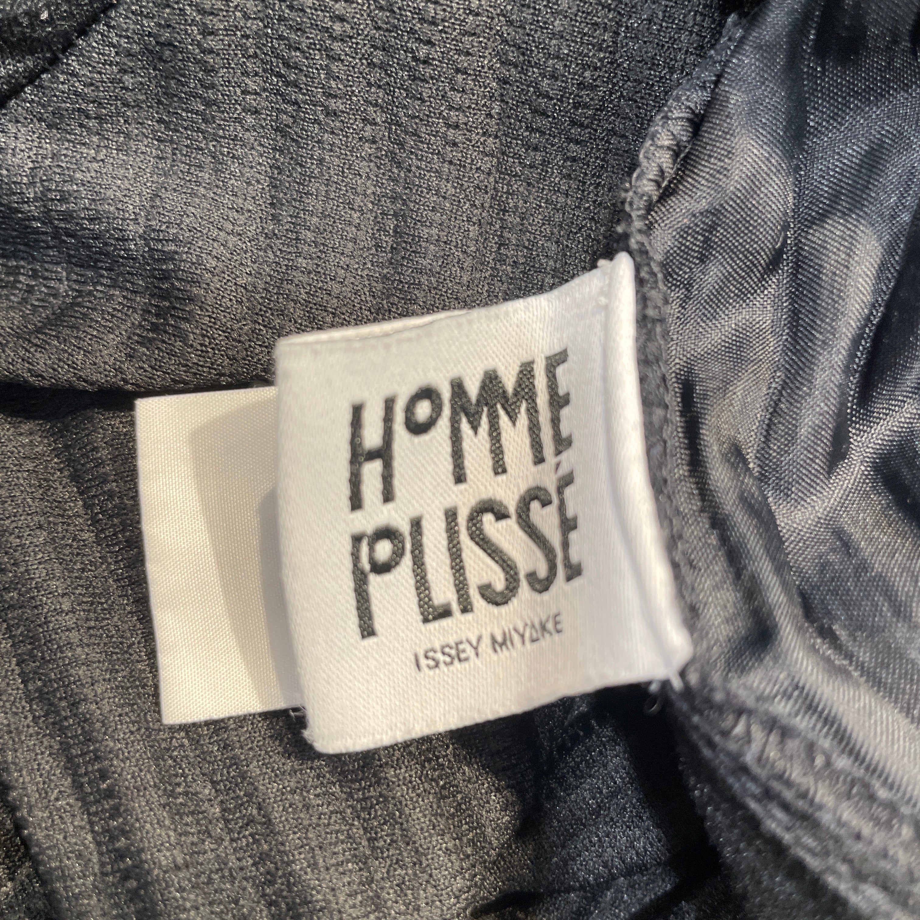 ISSEY MIYAKE/Pants/2/Nylon/BLK/Pleated Plants view 3