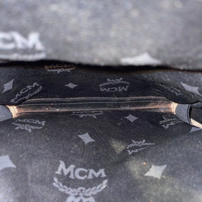 MCM/Backpack/S/Monogram/Leather/BEG/