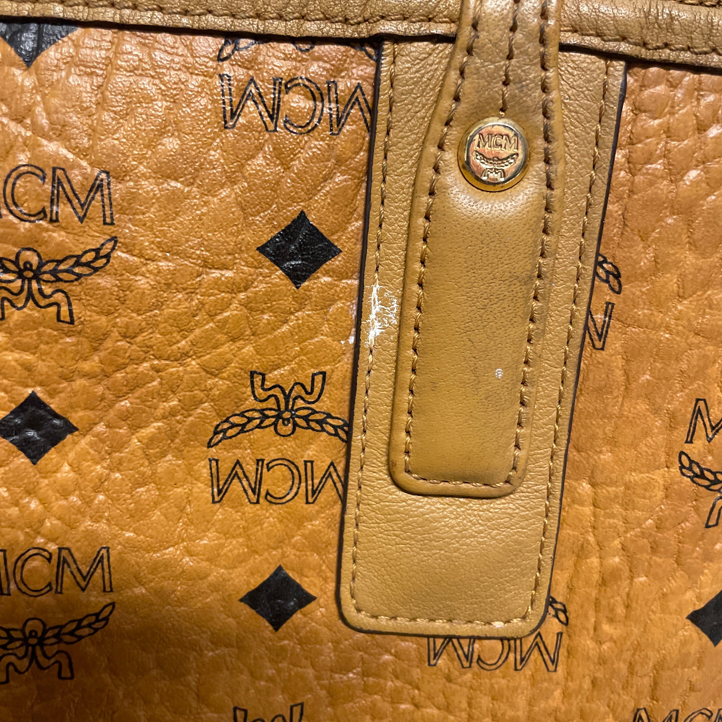 MCM/Tote Bag/Monogram/Leather/ORN/VWW32RB view 4