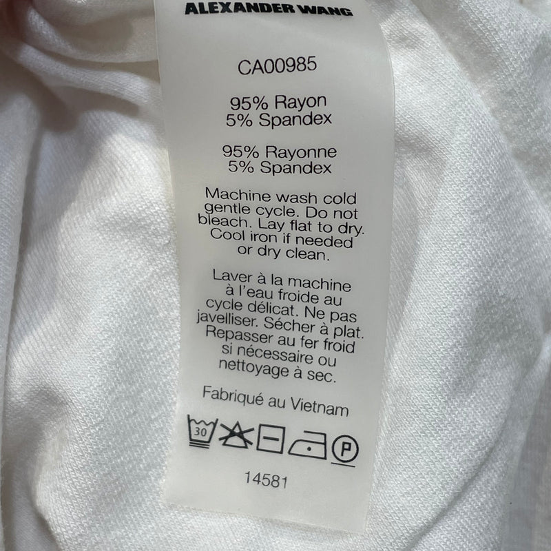 Alexander Wang/Shirt Dress/S/Cotton/WHT/