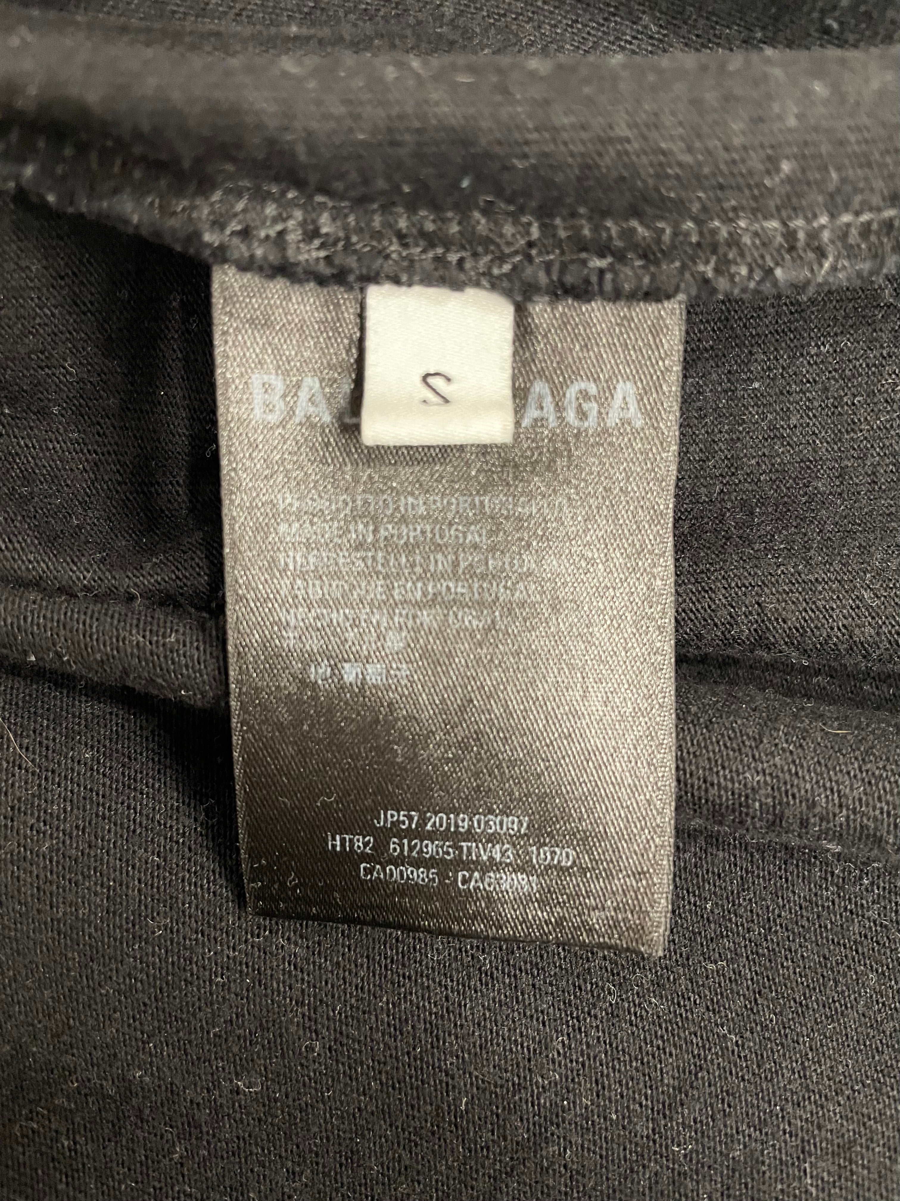 BALENCIAGA/T-Shirt/S/Cotton/BLK/18+ tee view 4