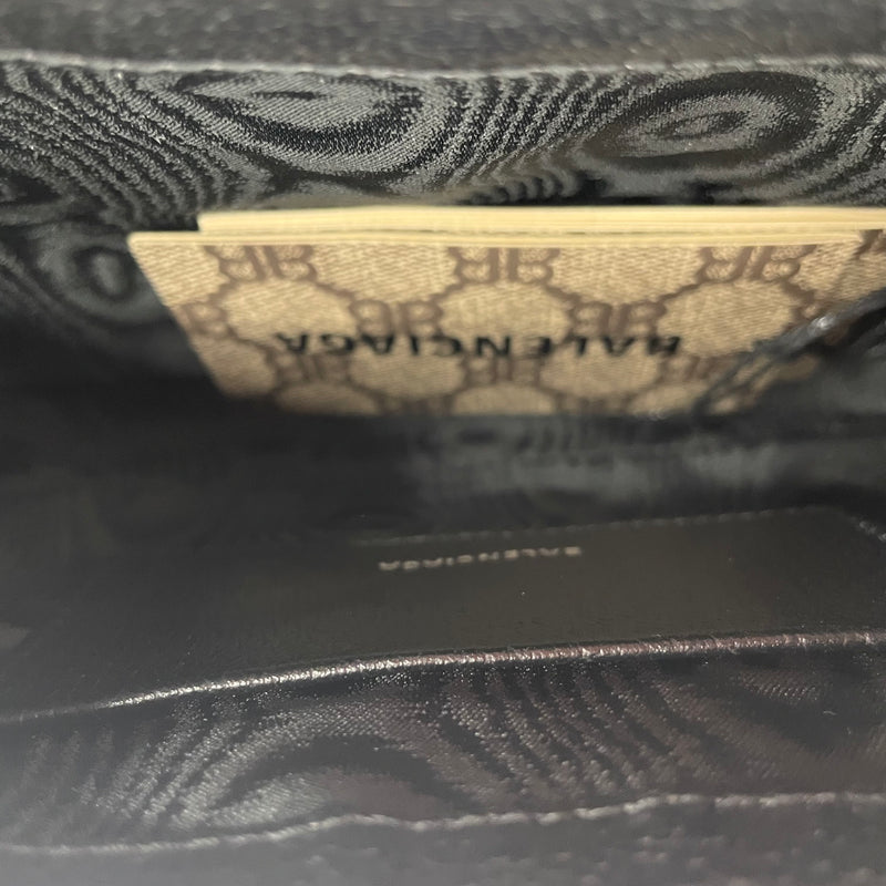 BALENCIAGA/GUCCI/Cross Body Bag/Monogram/Cotton/BLK/THE HACKER PROJECT/BB SUPREME