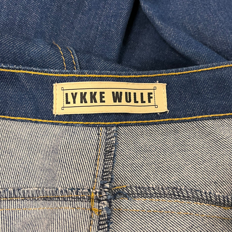 Lykke Wullf/Bootcut Pants/Cotton/BLU/