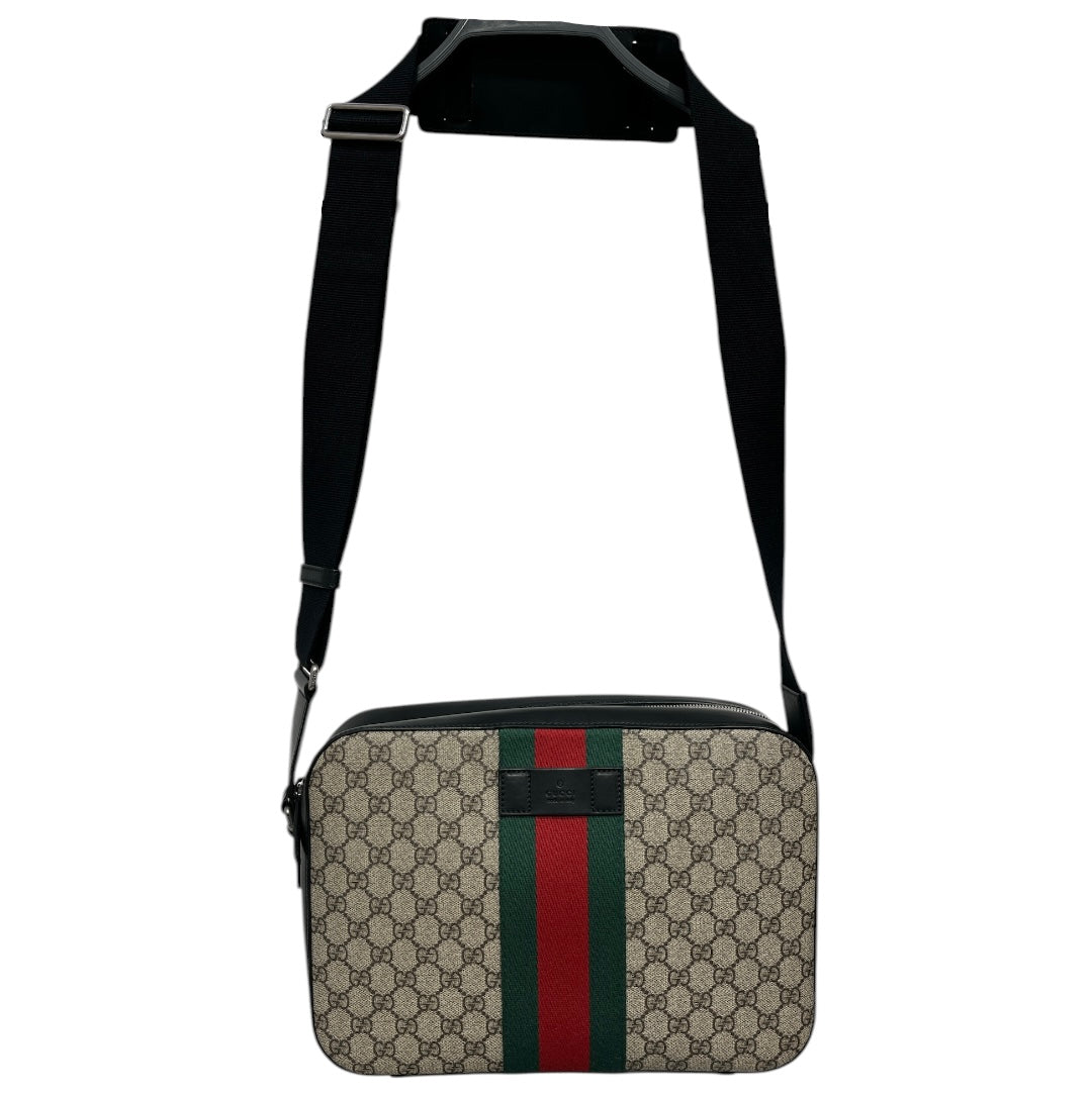 GUCCI/Cross Body Bag/Monogram/Leather/BEG/OPHIDIA MESSENGER BAG view 1